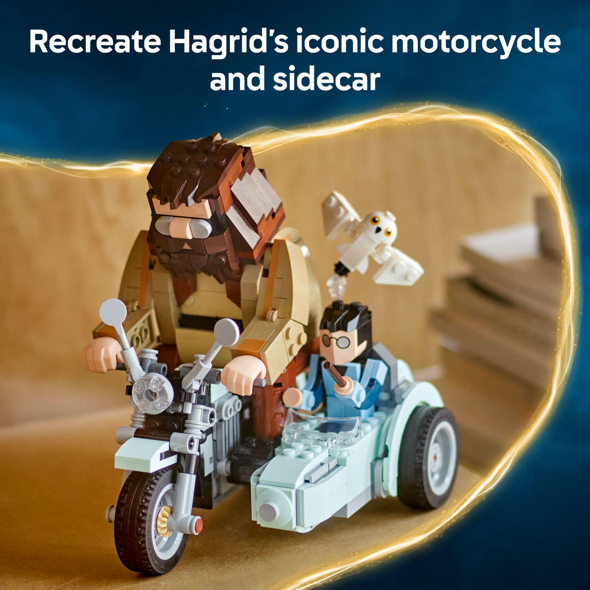 Foto 3 | Juguete De Construcción Lego Harry Potter Hagrid Y Harry's Motorcycle - Venta Internacional.