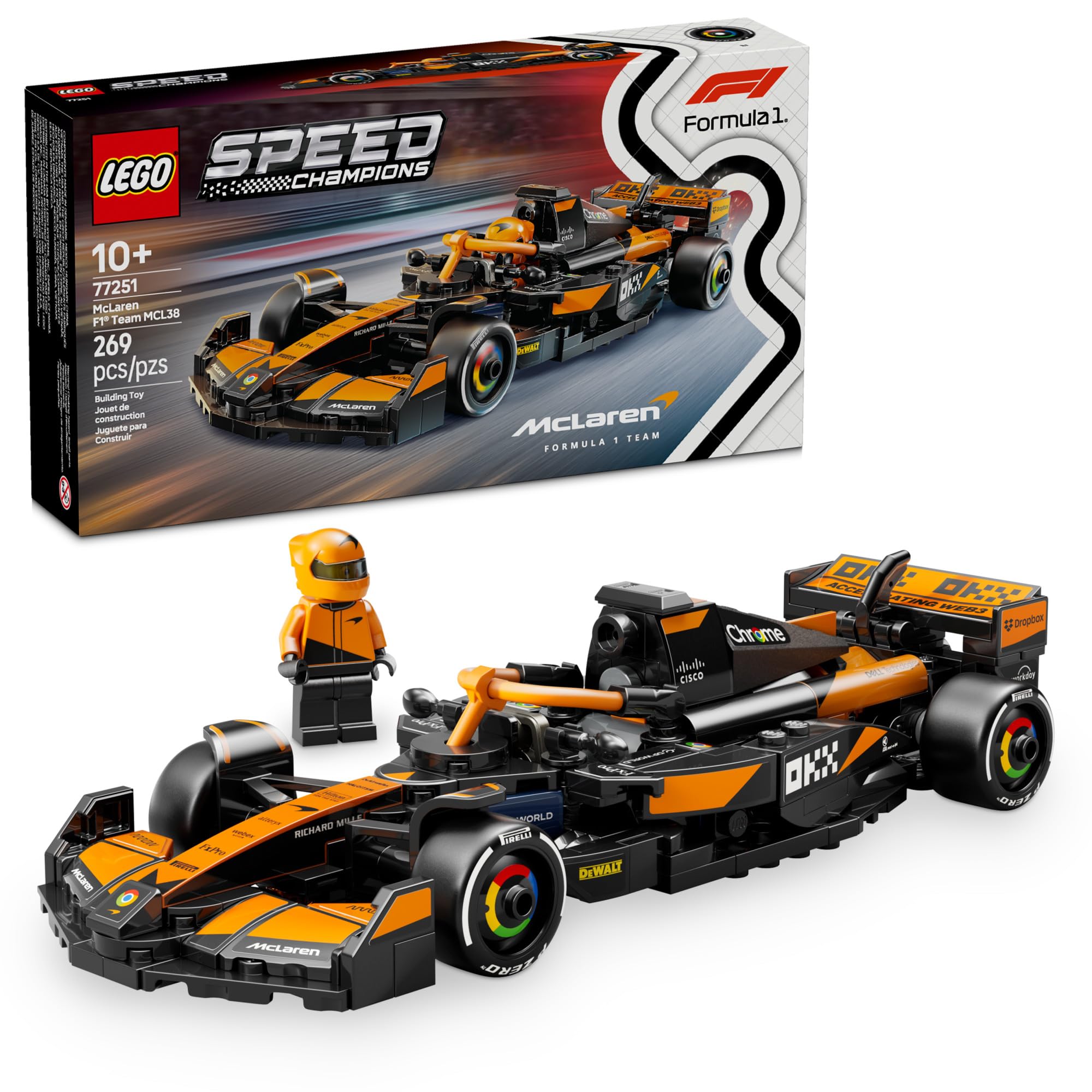 Foto 2 pulgar | Set De Construcción Lego Speed Champions Mclaren F1 Team Mcl38 - Venta Internacional.