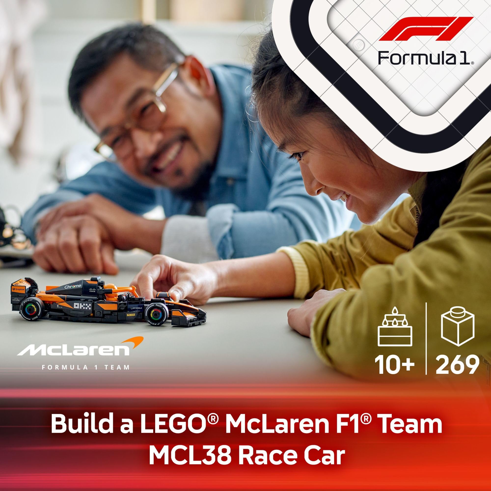 Foto 3 pulgar | Set De Construcción Lego Speed Champions Mclaren F1 Team Mcl38 - Venta Internacional.