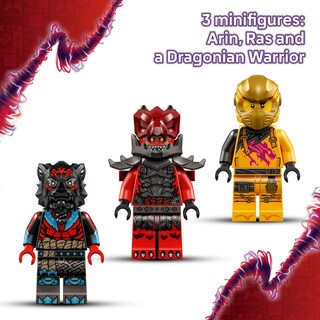 Foto 4 | Juguete De Construcción Lego Ninjago Super Storm Jet 71833 De Ras Y Arin - Venta Internacional.