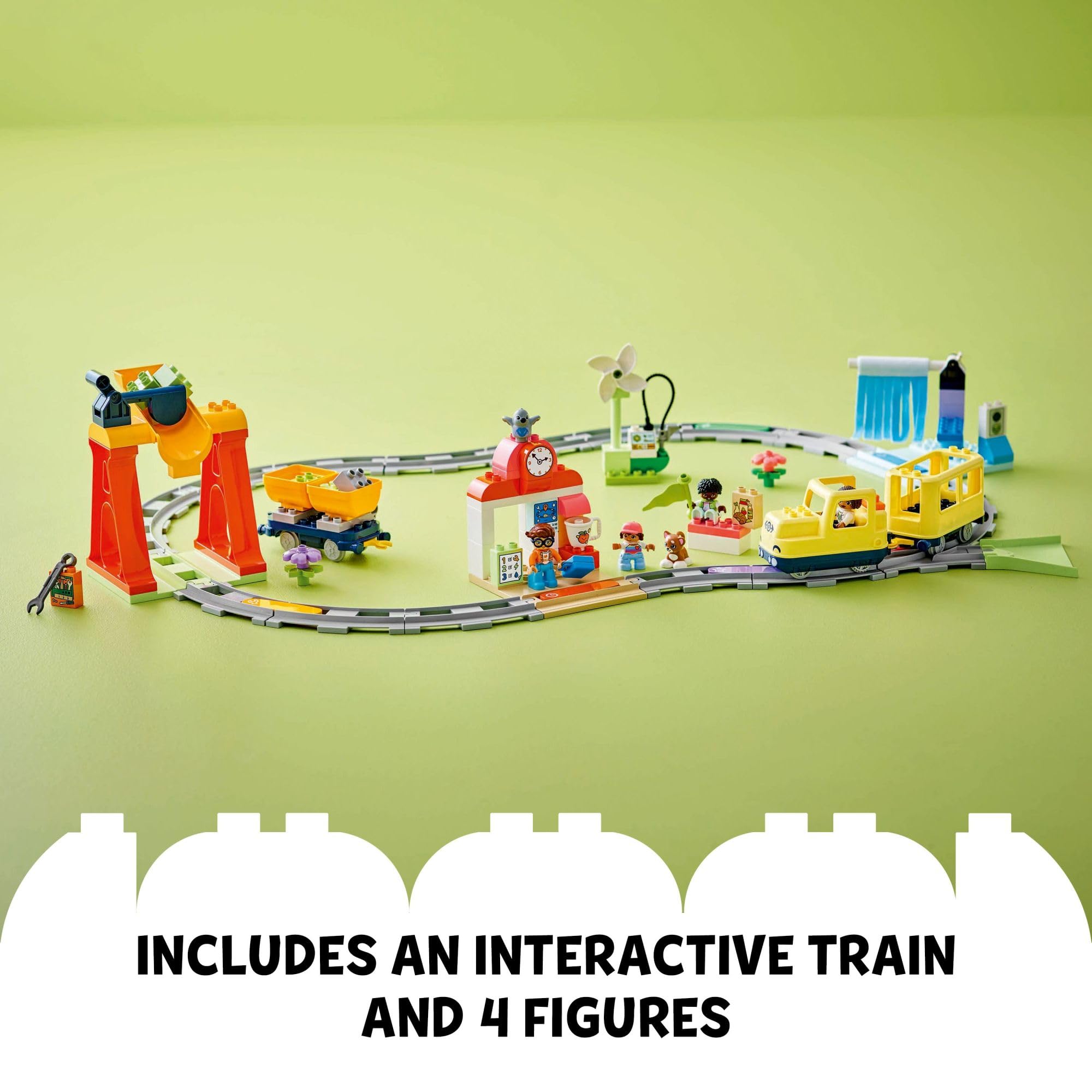 Foto 7 pulgar | Train Toy Lego Duplo Town Big Interactive Community 10428 - Venta Internacional.