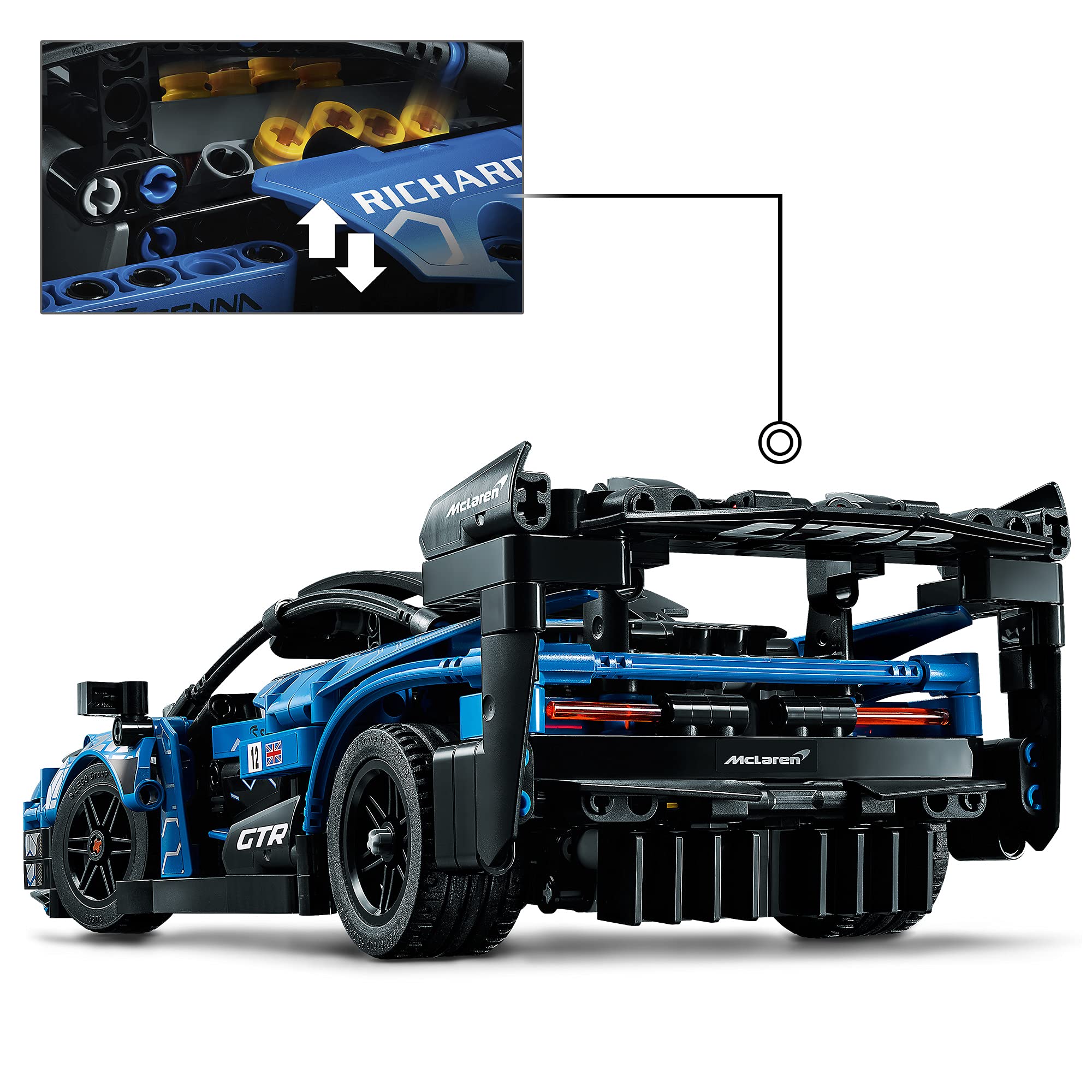Foto 5 pulgar | Kit De Construcción De Maquetas De Coches De Juguete Lego Technic Mclaren Senna Gtr - Venta Internacional.