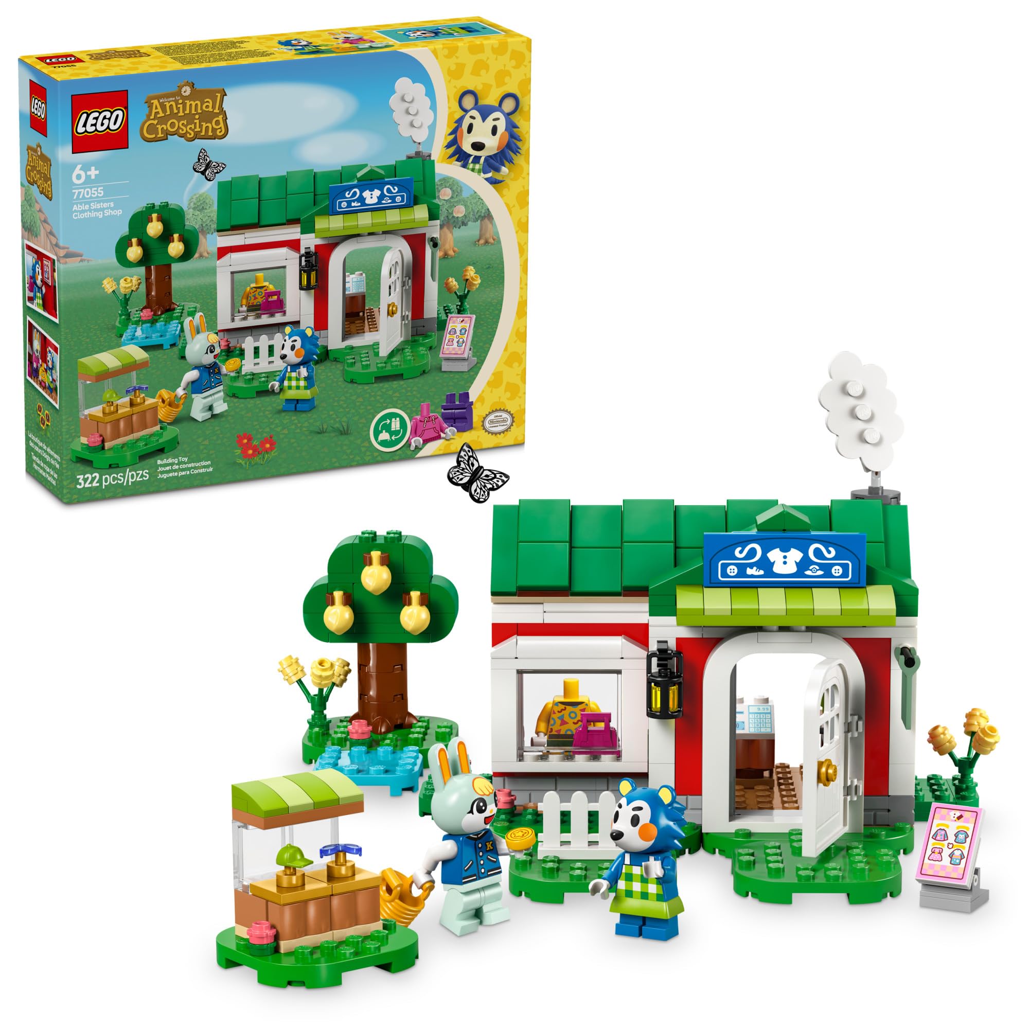 Juguete De Construcción Lego Animal Crossing Able Sisters Clothing Shop - Venta Internacional.