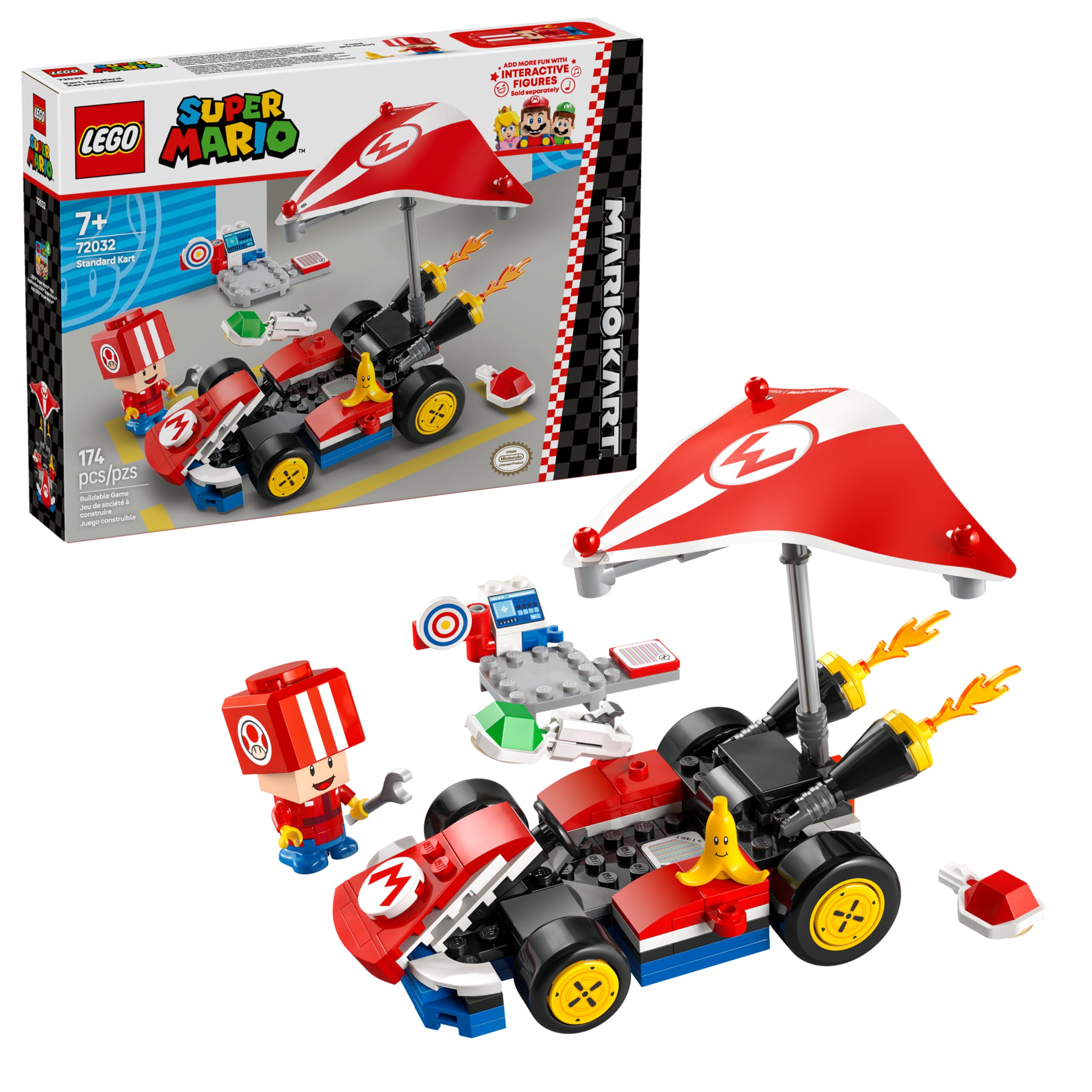 Foto 2 pulgar | Set De Construcción De Juguetes Lego Super Mario Mario Kart 72032 Kids 7+ - Venta Internacional.