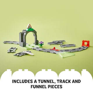 Foto 4 | Juguete De Construcción Lego Duplo Town Train Tunnel Con 10 Vías 10425 - Venta Internacional.