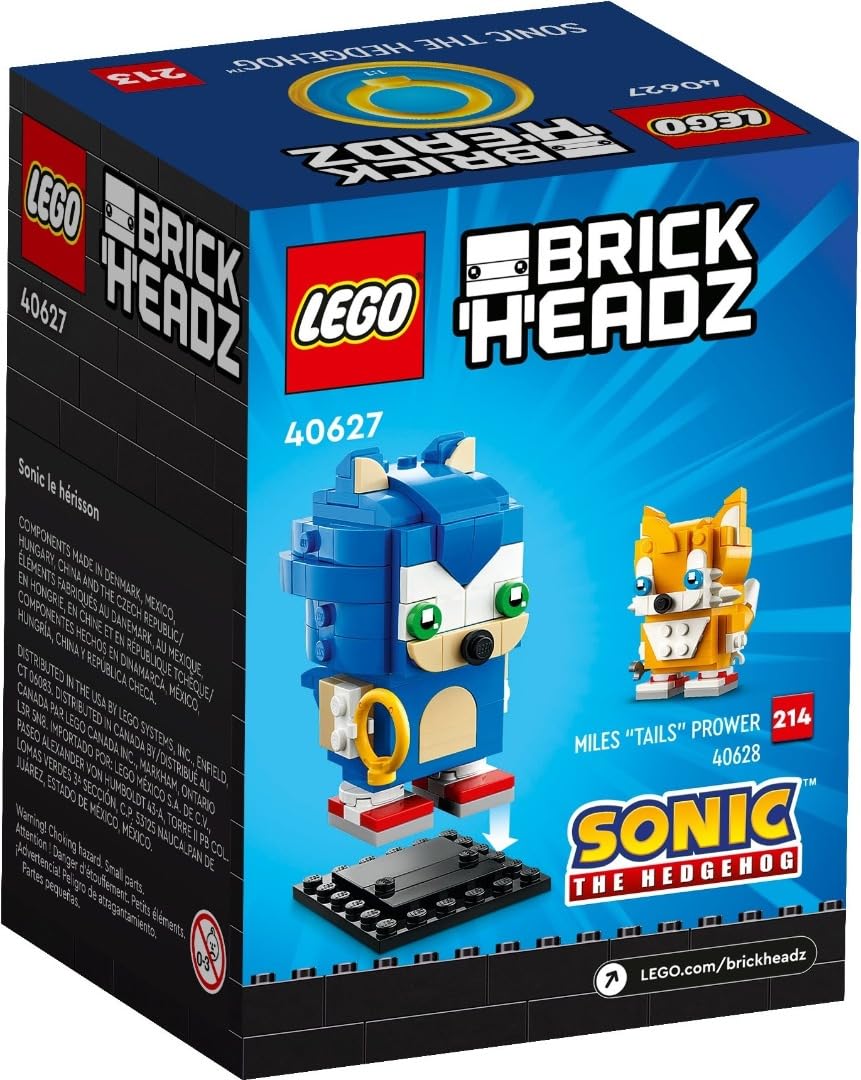 Foto 3 pulgar | Juguete Lego Brickheadz 40627 Sonic The Hedgehog Durante Más De 10 Años - Venta Internacional.