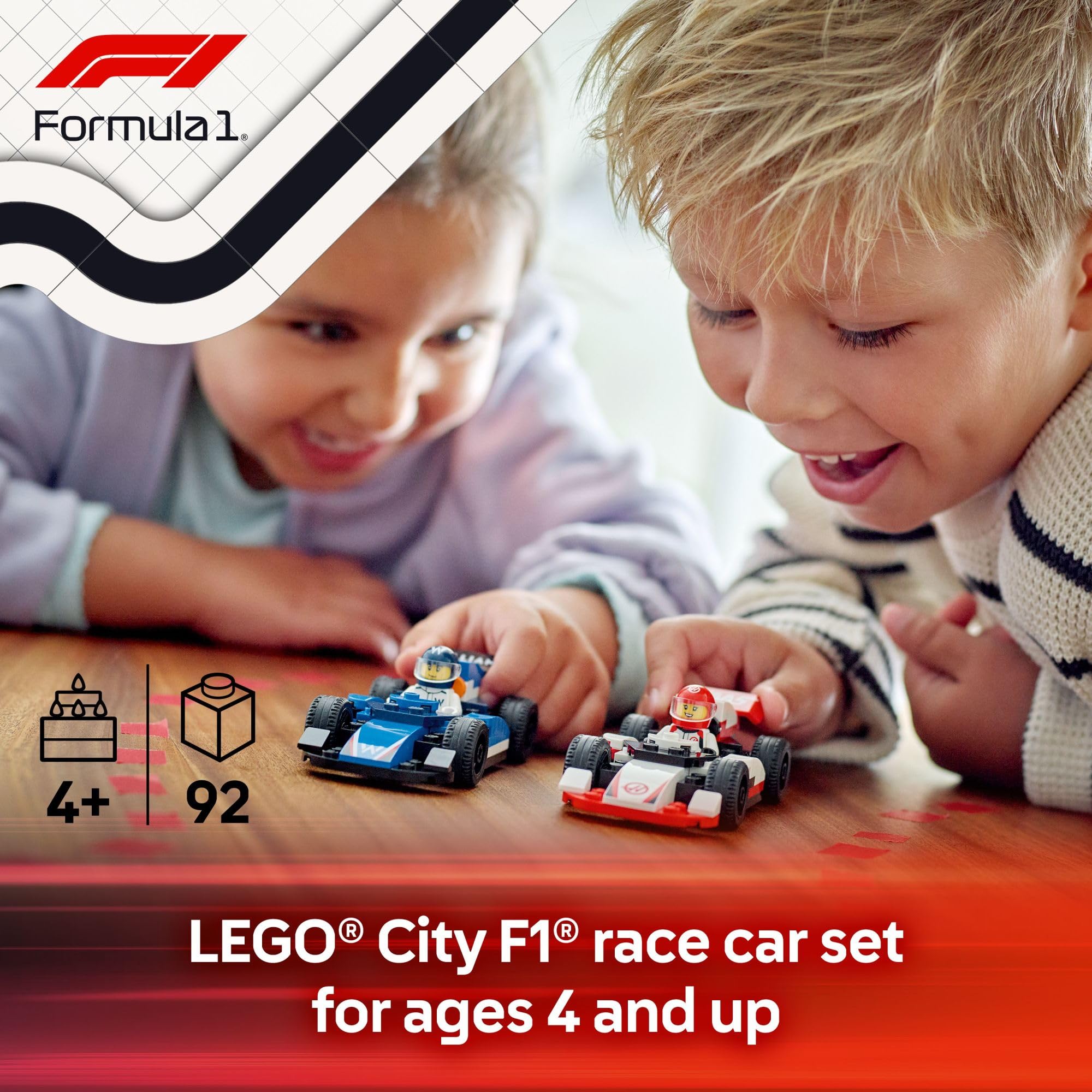 Foto 2 | Set De Construcción De Juguetes Lego City F1 Williams Racing & Haas F1 - Venta Internacional.