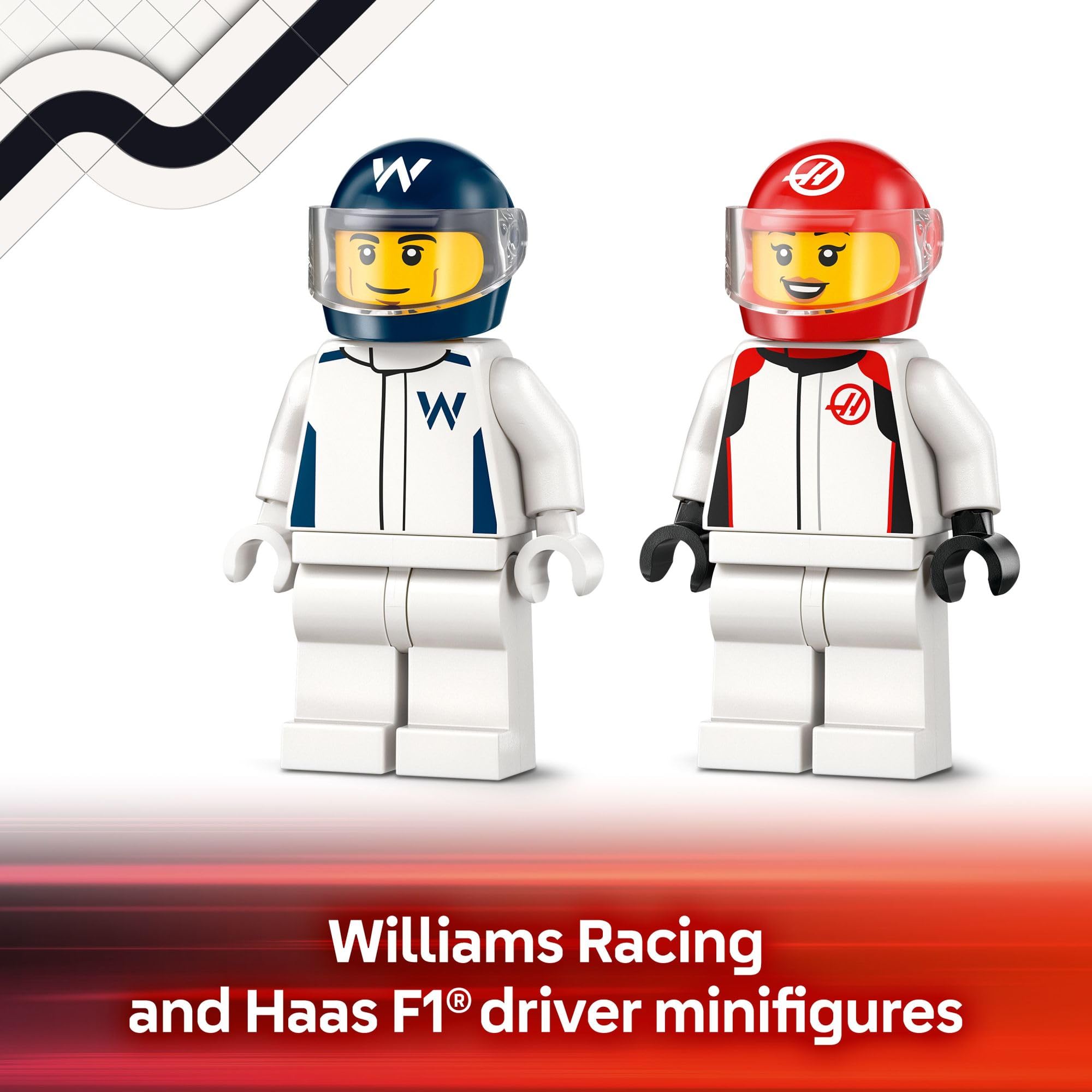 Foto 6 | Set De Construcción De Juguetes Lego City F1 Williams Racing & Haas F1 - Venta Internacional.