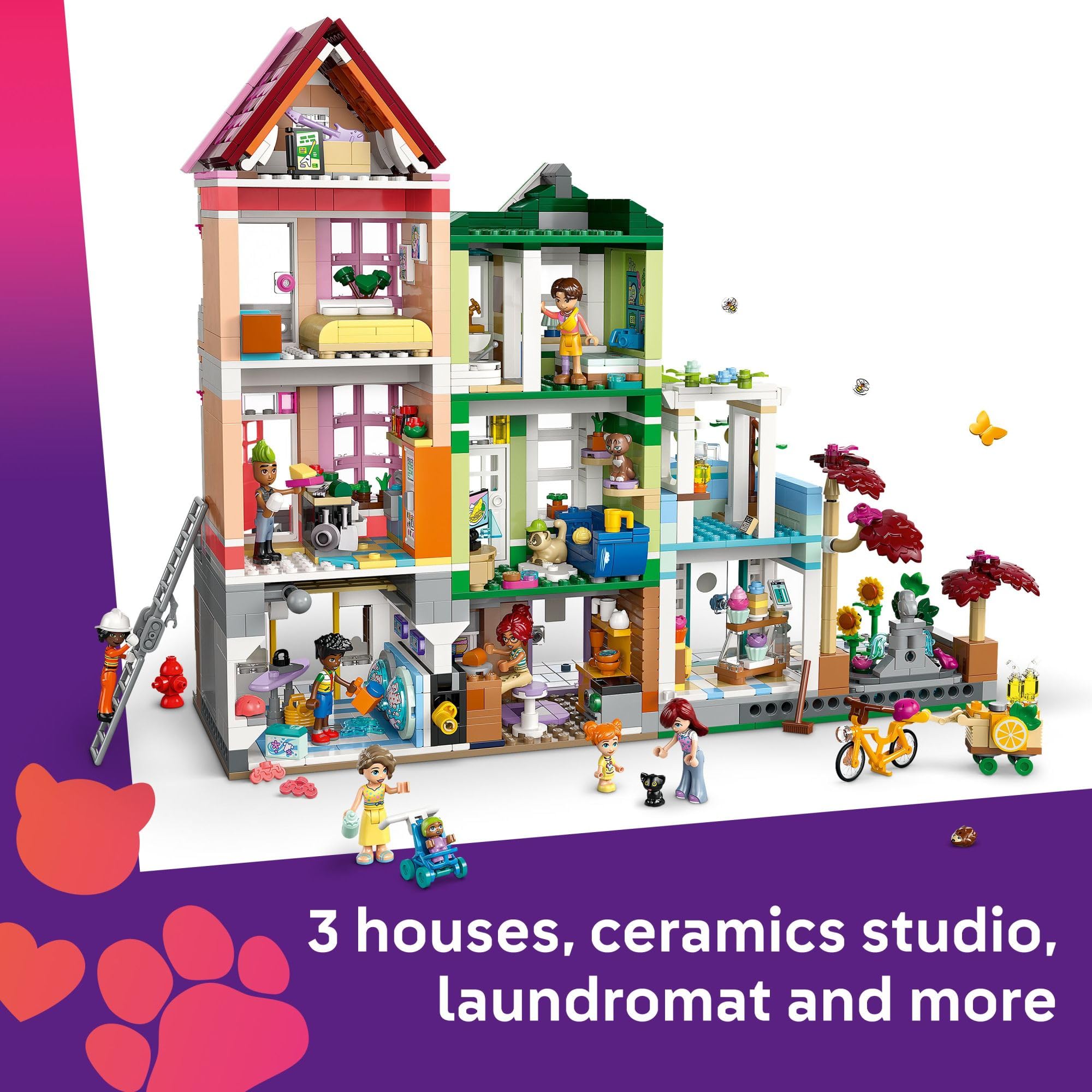 Foto 3 | Set De Construcción De Juguetes Lego Friends Heartlake City Apartments - Venta Internacional.