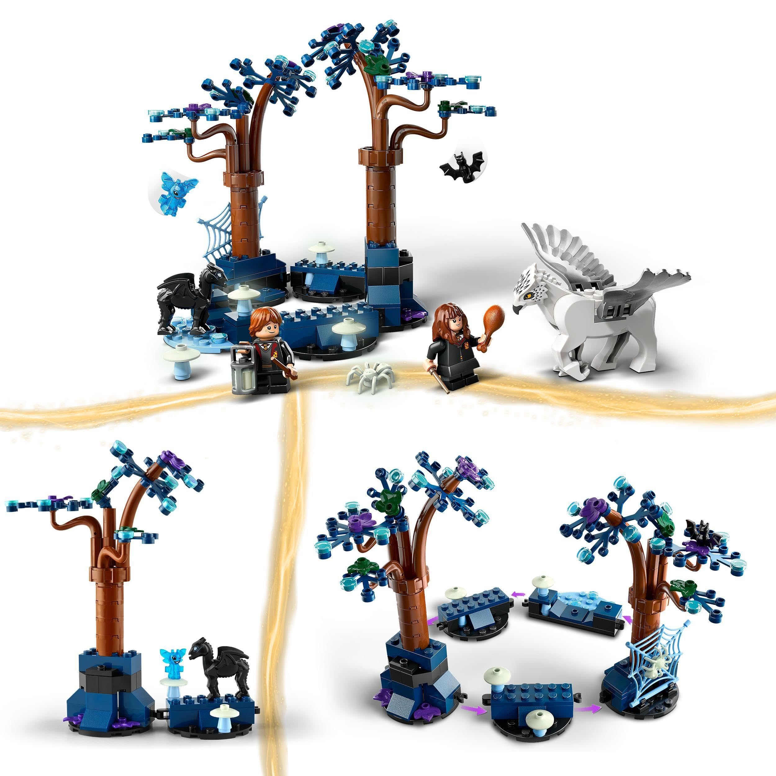 Foto 4 pulgar | Juego De Criaturas Mágicas Lego Harry Potter Del Bosque Prohibido 76432 - Venta Internacional.