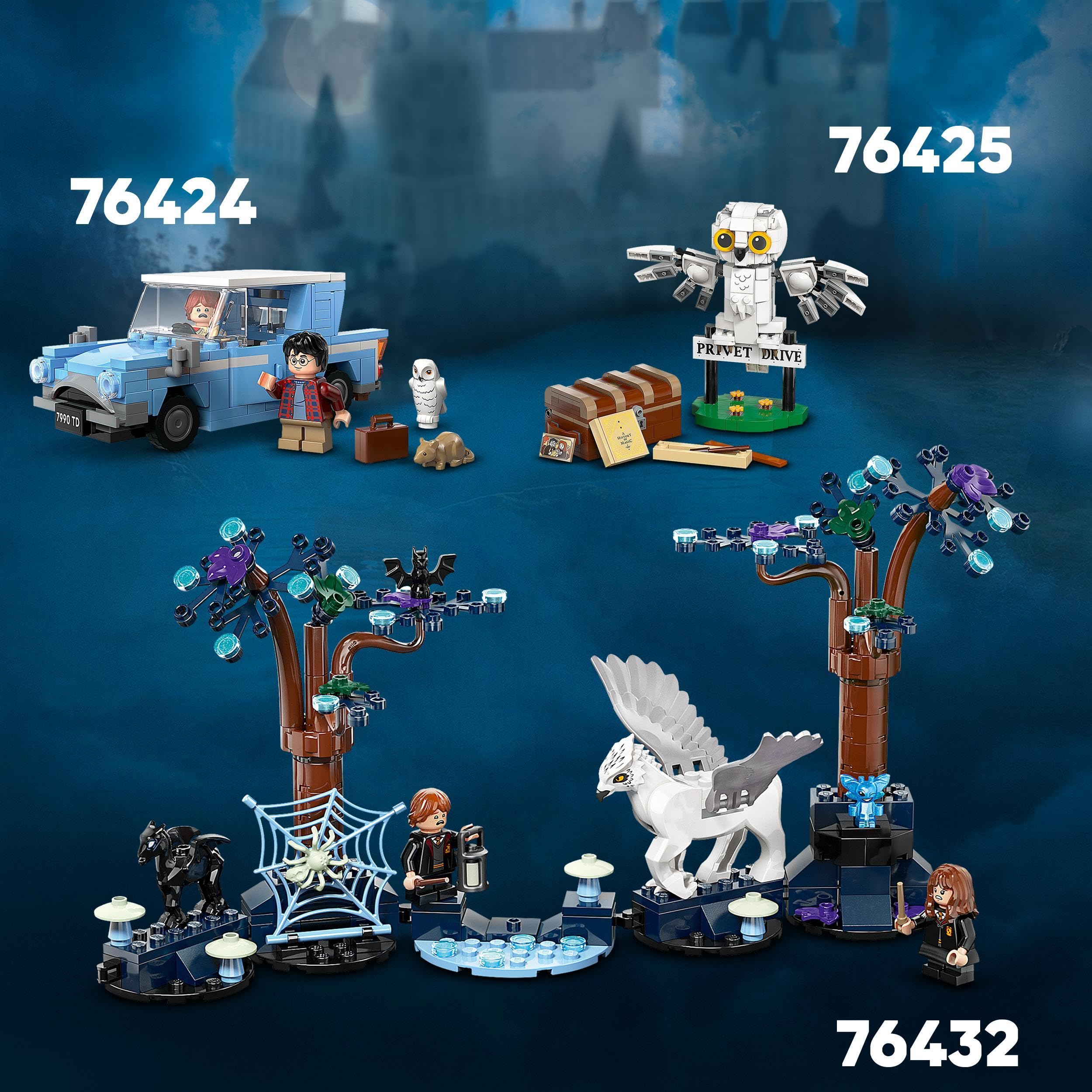 Foto 8 pulgar | Juego De Criaturas Mágicas Lego Harry Potter Del Bosque Prohibido 76432 - Venta Internacional.