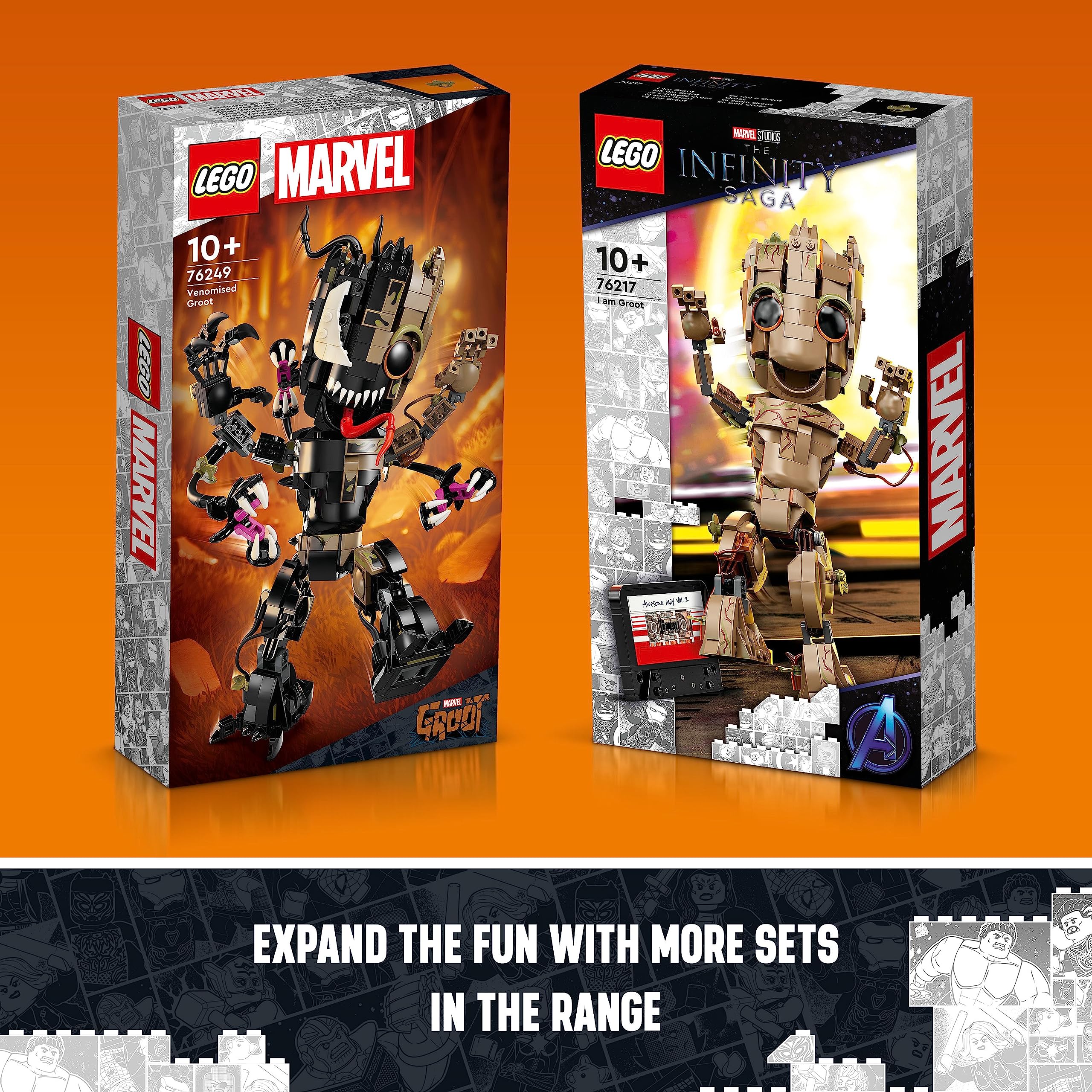 Foto 5 pulgar | Juguete De Construcción Lego Marvel Venomized Groot 76249 630 Piezas - Venta Internacional.