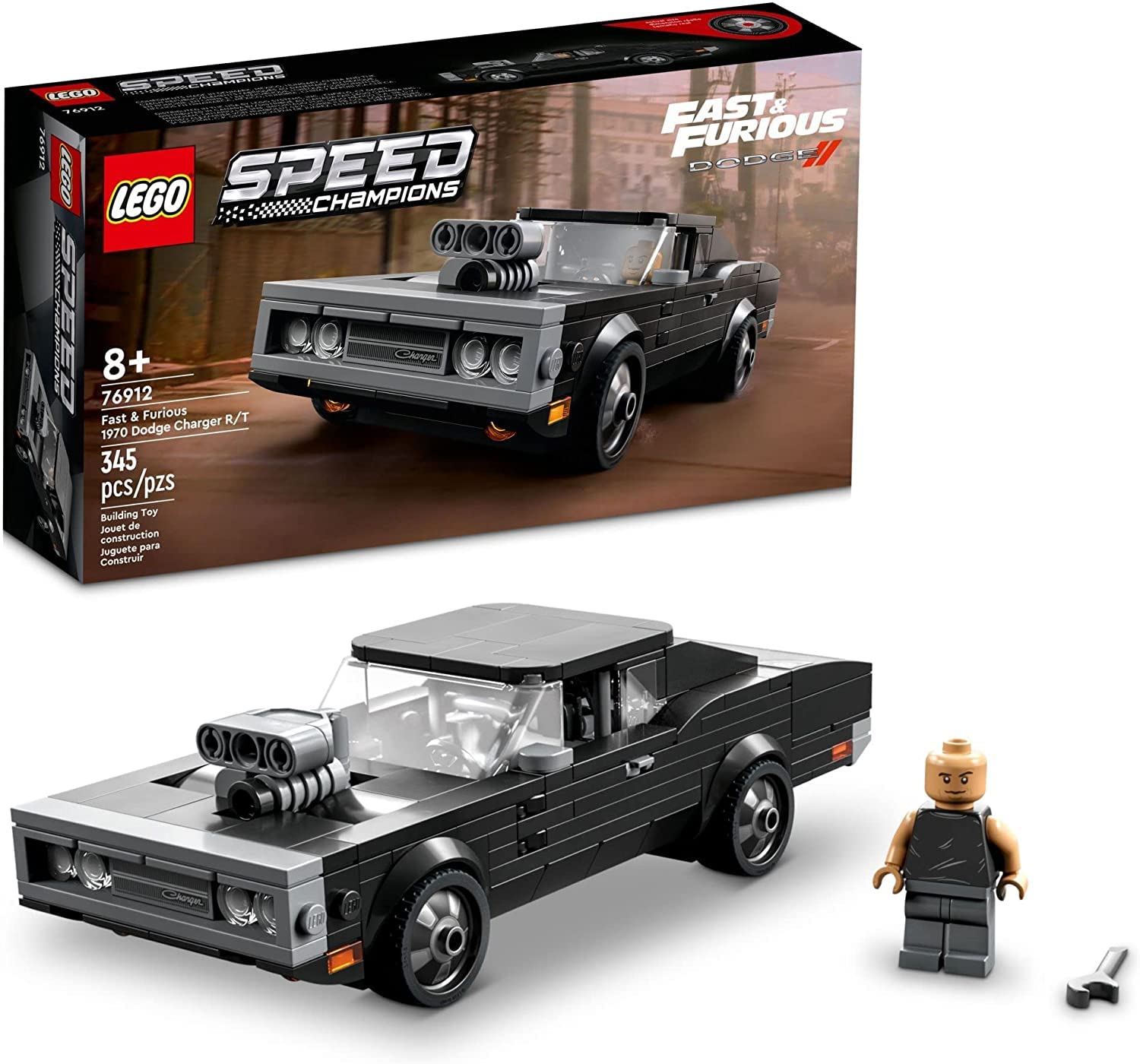 Foto 1 | Dodge Charger R/t Rápido Y Furioso De Juguete Lego Technic 1970 - Venta Internacional.