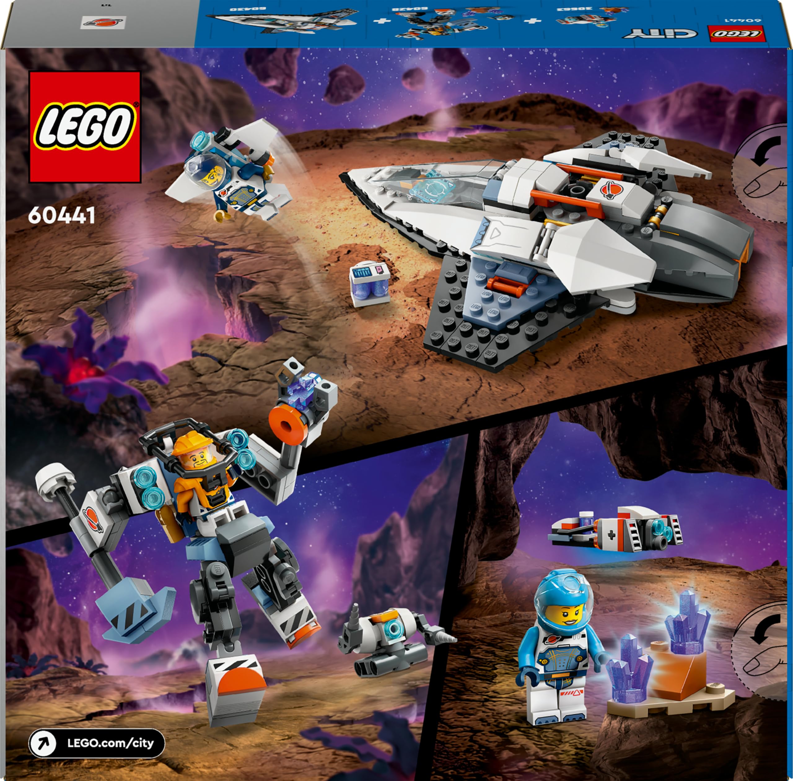 Foto 4 | Paquete Lego City Space Explorers De Juguete 60441 Con 426 Piezas - Venta Internacional.