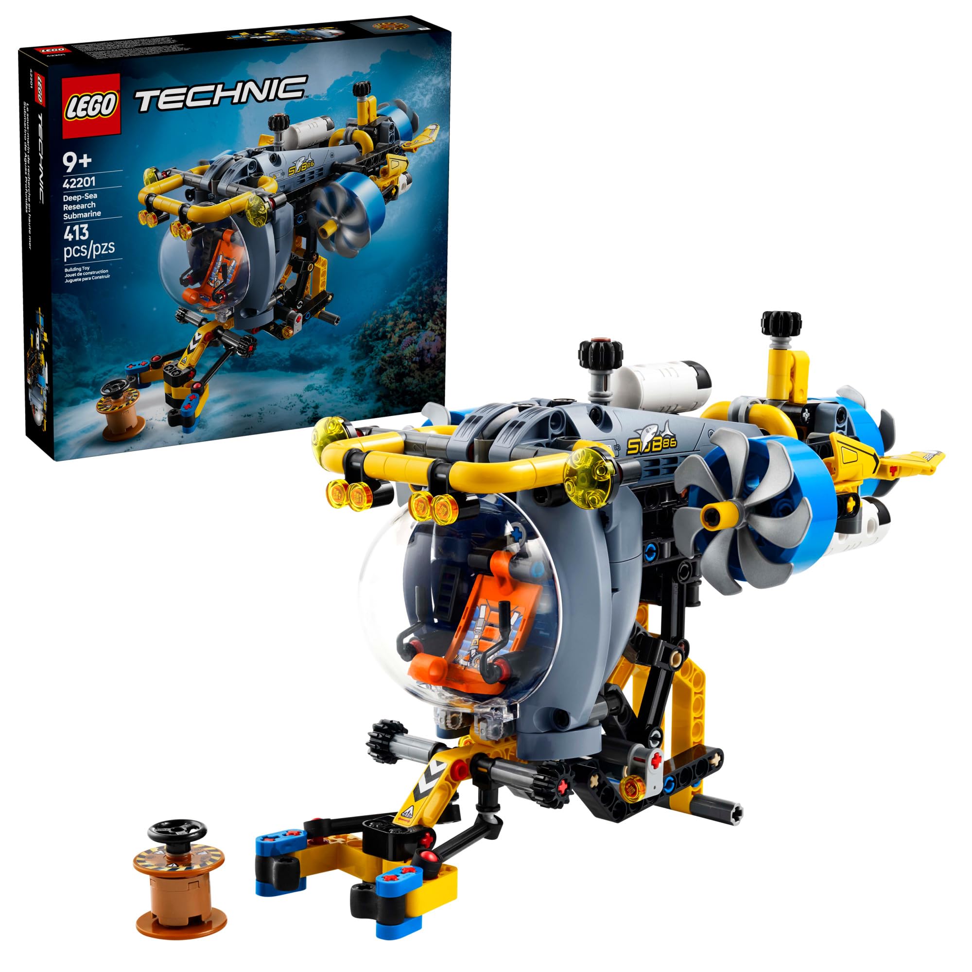 Juguete De Construcción Lego Technic Deep-sea Research Submarine 42201 - Venta Internacional.