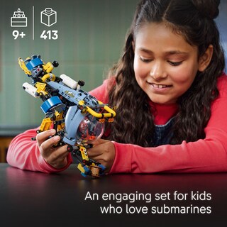 Foto 2 | Juguete De Construcción Lego Technic Deep-sea Research Submarine 42201 - Venta Internacional.