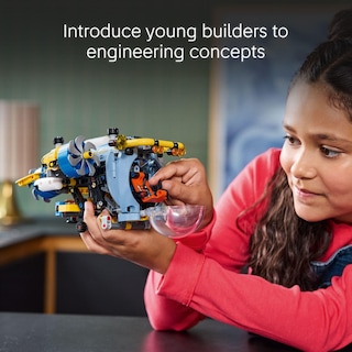 Foto 5 | Juguete De Construcción Lego Technic Deep-sea Research Submarine 42201 - Venta Internacional.