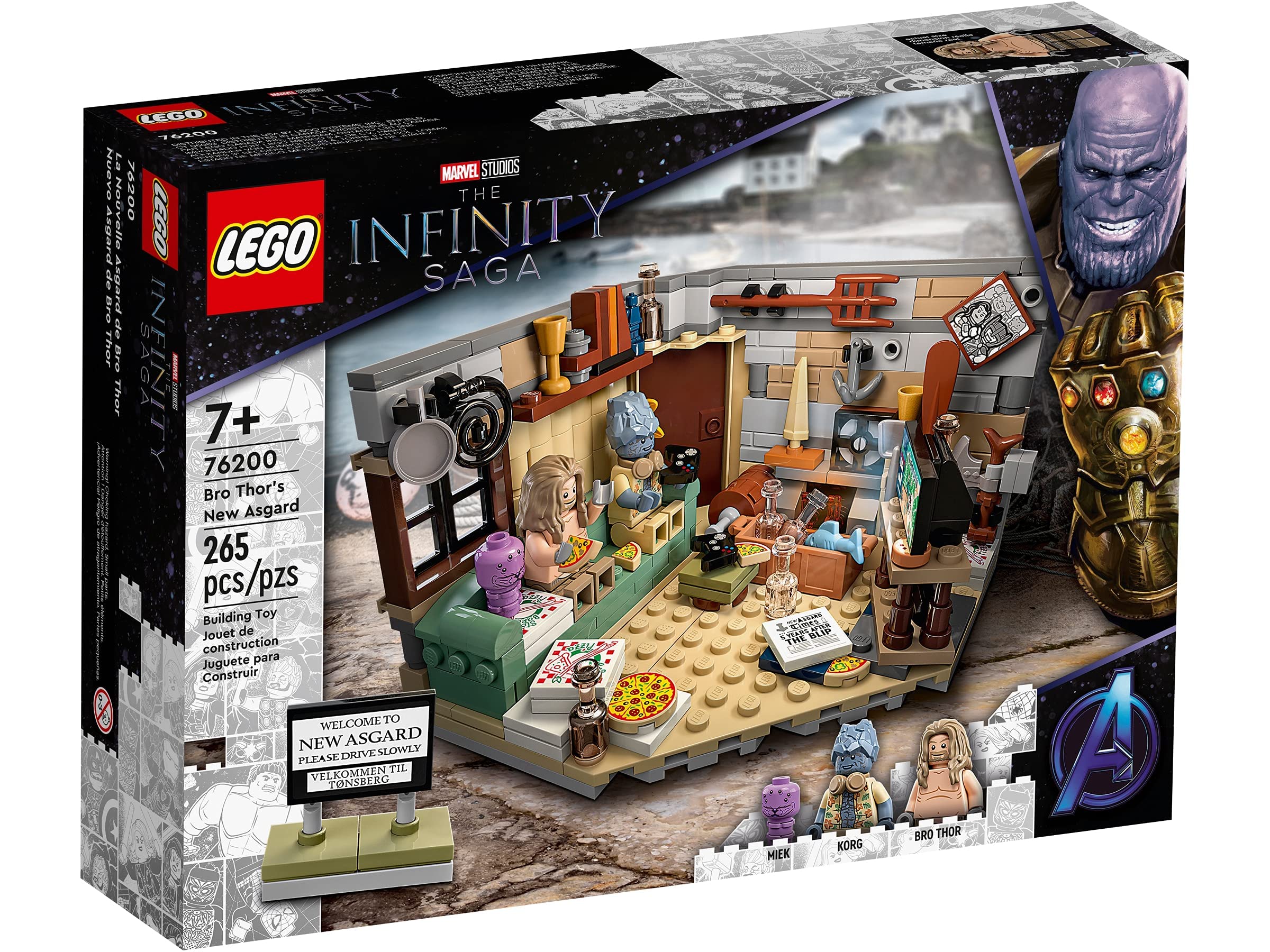 Foto 1 | Lego Marvel Avengers Endgame Bro Thor, El Nuevo Asgard De 265 Piezas - Venta Internacional.