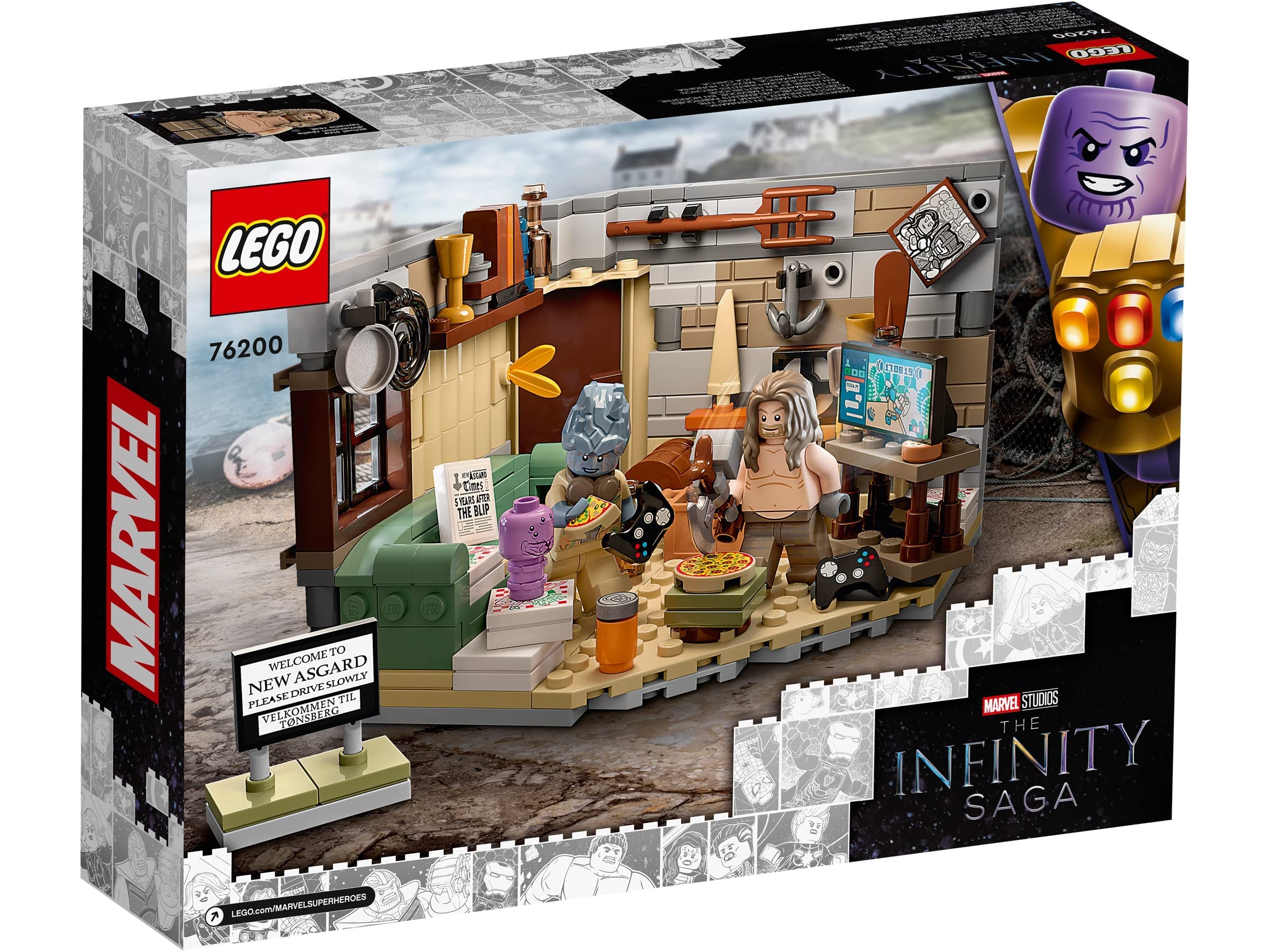 Foto 2 | Lego Marvel Avengers Endgame Bro Thor, El Nuevo Asgard De 265 Piezas - Venta Internacional.