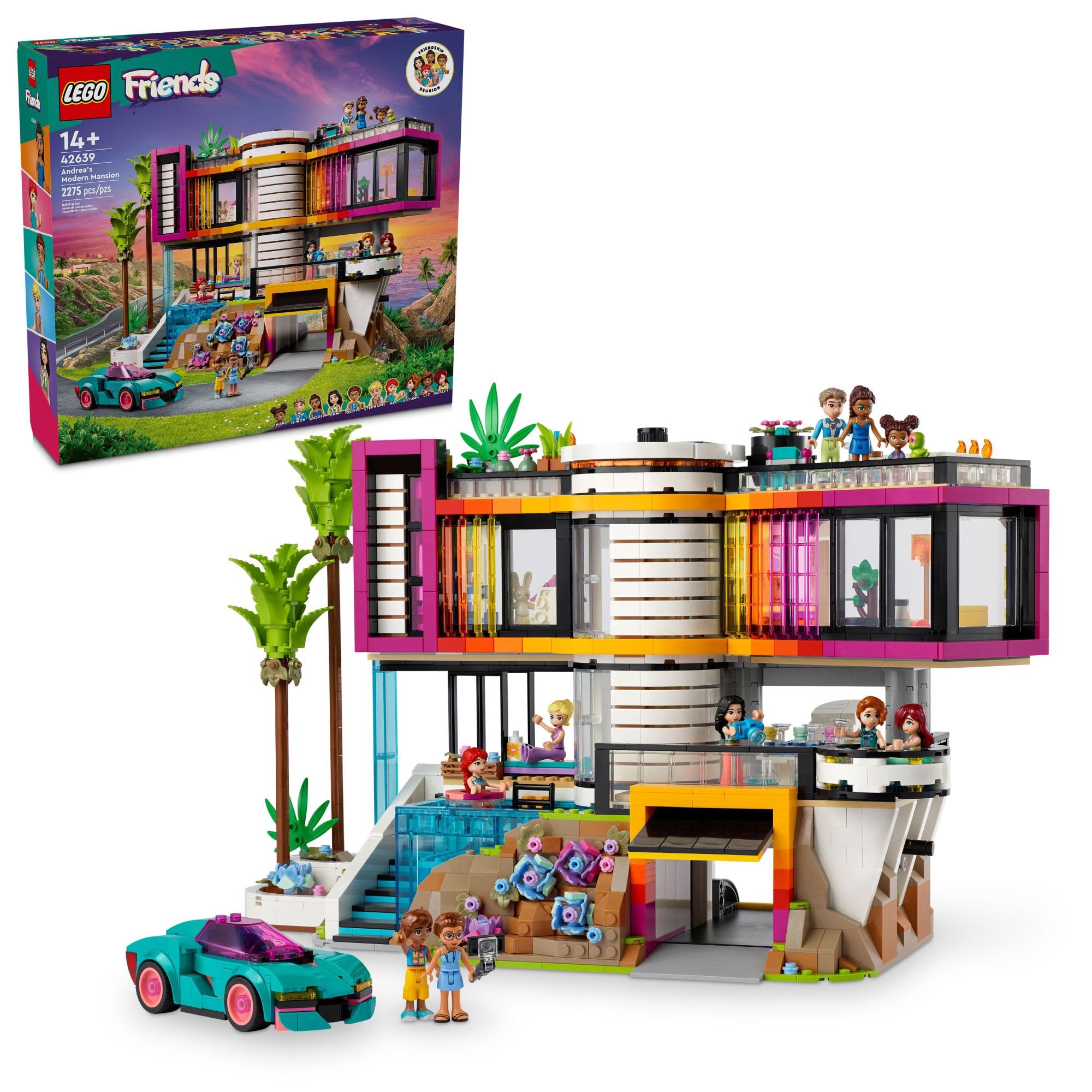 Set De Construcción De Juguetes Lego Friends Andrea's Modern Mansion 42639 - Venta Internacional.