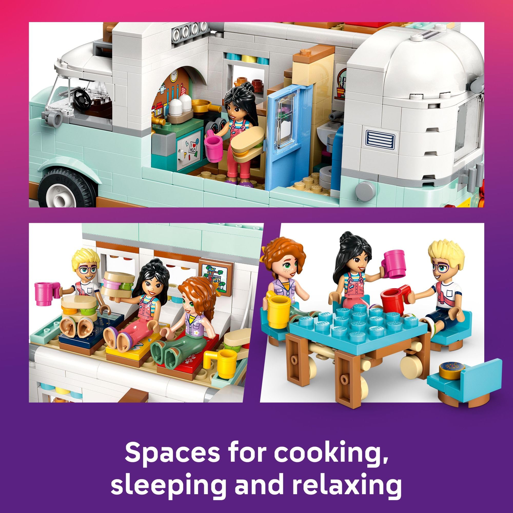 Foto 4 pulgar | Set De Construcción De Juguetes Lego Friends Friendship Camper Van 42663 - Venta Internacional.