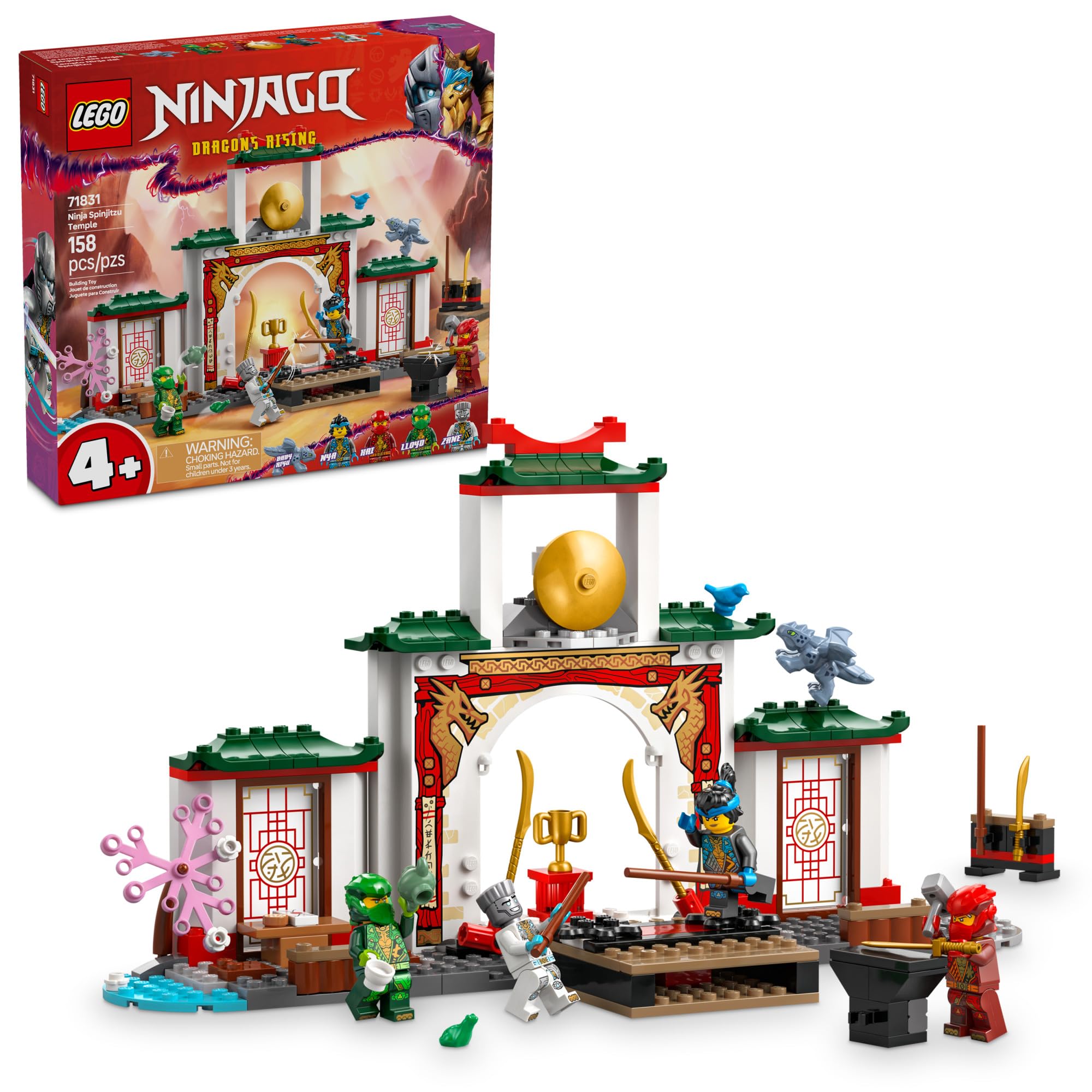 Foto 2 pulgar | Set De Juego De Construcción Lego Ninjago Ninja Spinjitzu Temple 71831 - Venta Internacional.