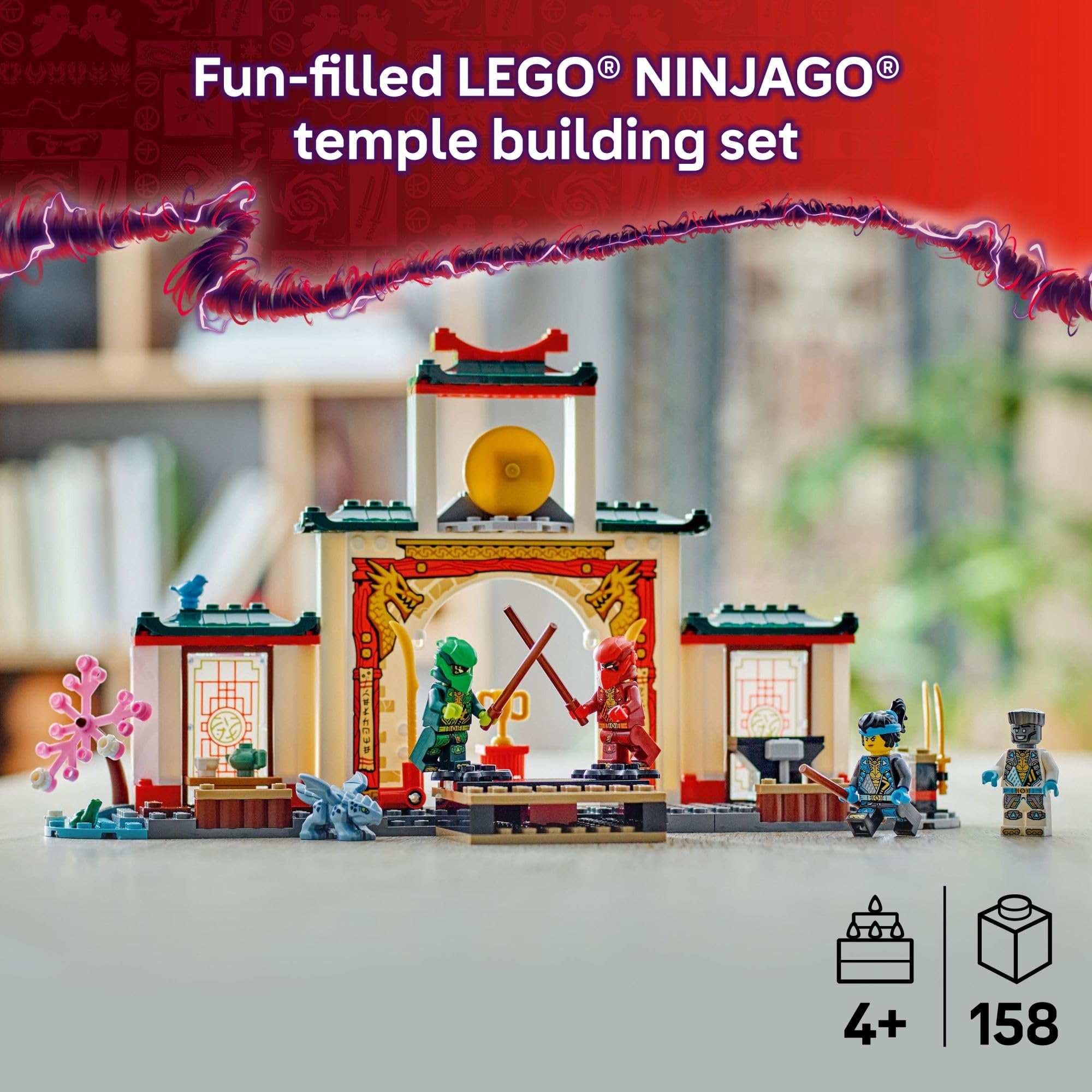 Foto 3 pulgar | Set De Juego De Construcción Lego Ninjago Ninja Spinjitzu Temple 71831 - Venta Internacional.