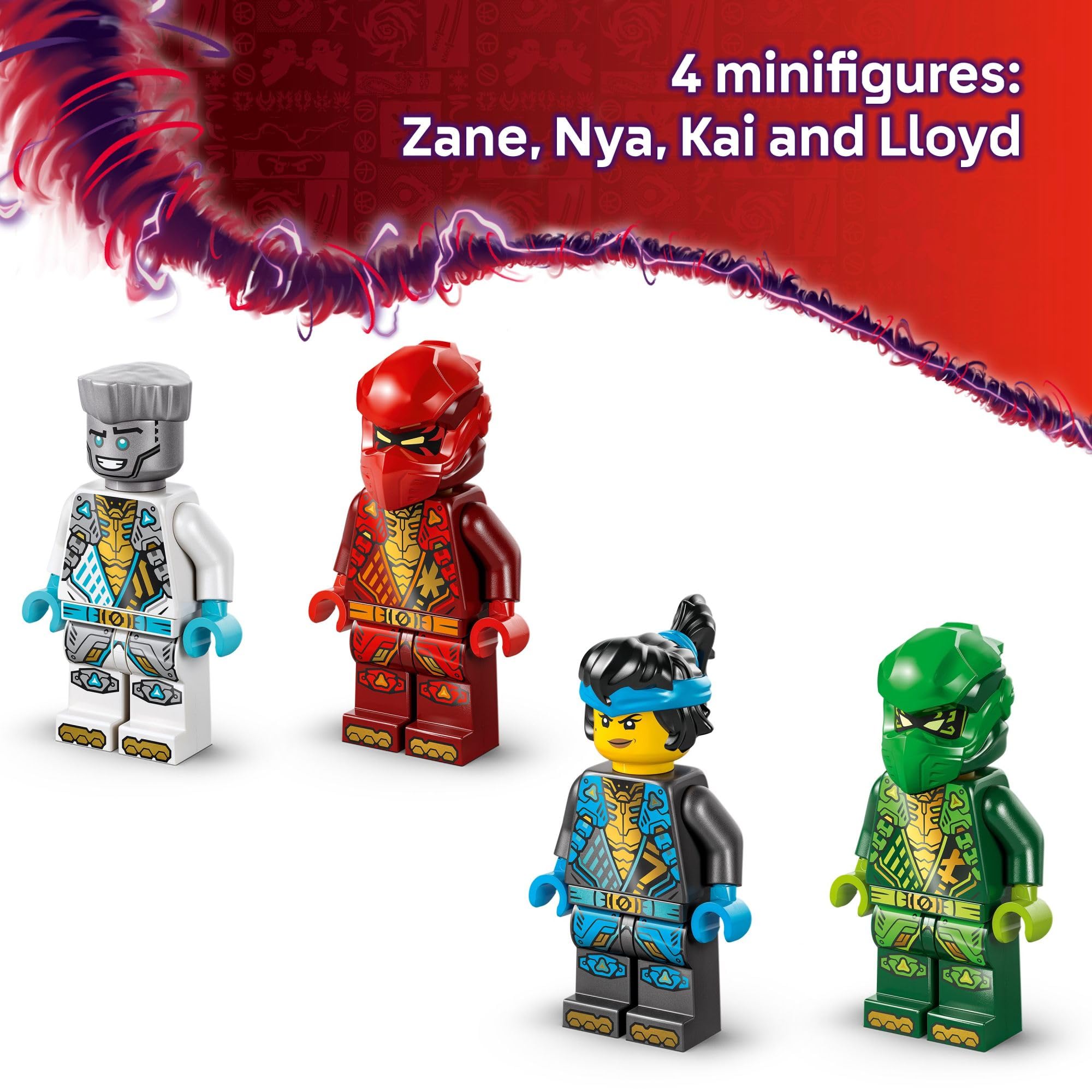 Foto 7 pulgar | Set De Juego De Construcción Lego Ninjago Ninja Spinjitzu Temple 71831 - Venta Internacional.