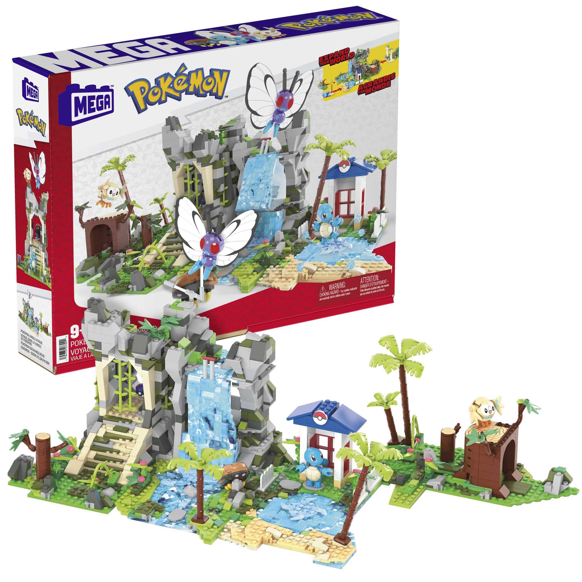 Set De Juguetes De Construcción Mega Pokémon Jungle Voyage 1362 Piezas - Venta Internacional.