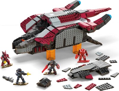 Foto 6 | Set De Construcción De Juguetes Mega Halo Infinite Banished Phantom Con 1214 Piezas - Venta Internacional.