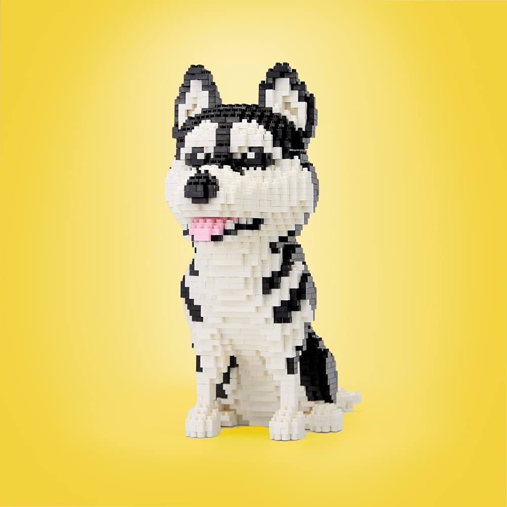 Bloques De Construcción Uvini Pets Husky Micro Bricks, 1900 Piezas - Venta Internacional.