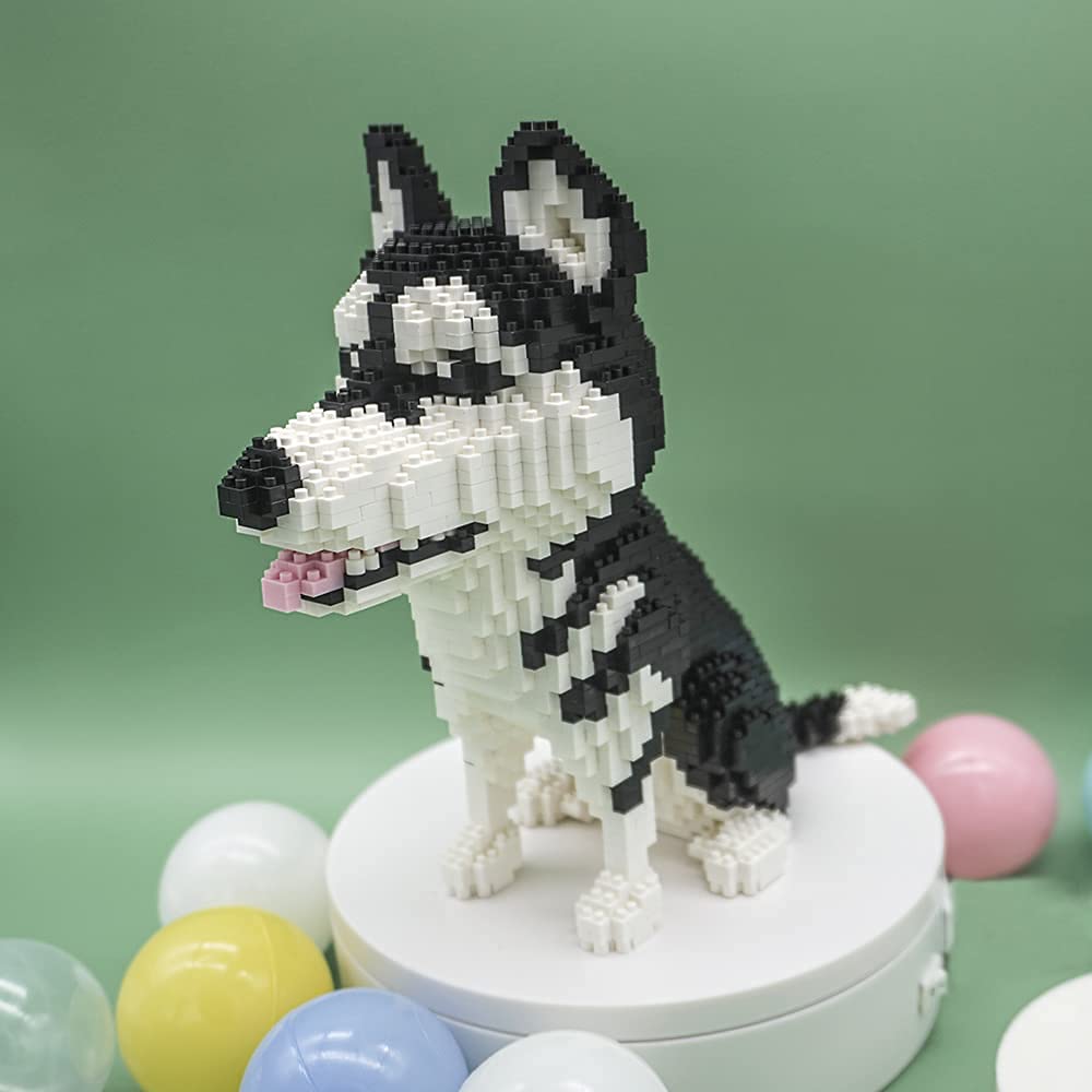 Foto 6 | Bloques De Construcción Uvini Pets Husky Micro Bricks, 1900 Piezas - Venta Internacional.