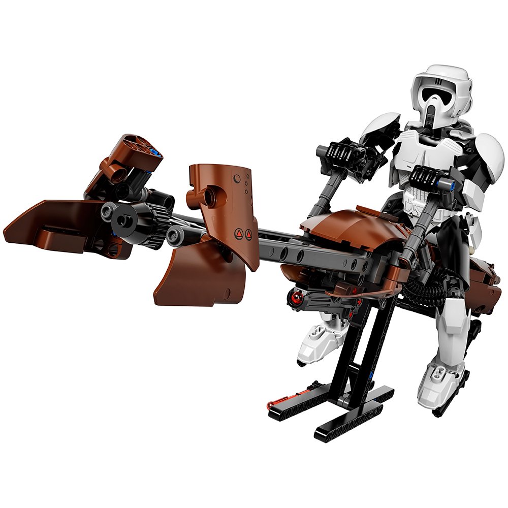 Foto 2 pulgar | Kit De Construcción Lego Star Wars Scout Trooper & Speeder Bike - Venta Internacional.