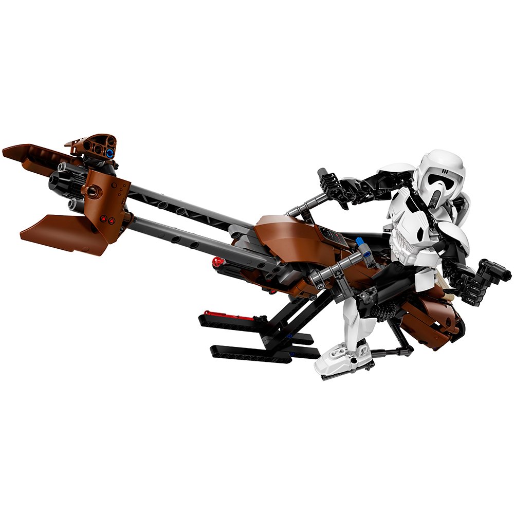 Foto 3 pulgar | Kit De Construcción Lego Star Wars Scout Trooper & Speeder Bike - Venta Internacional.