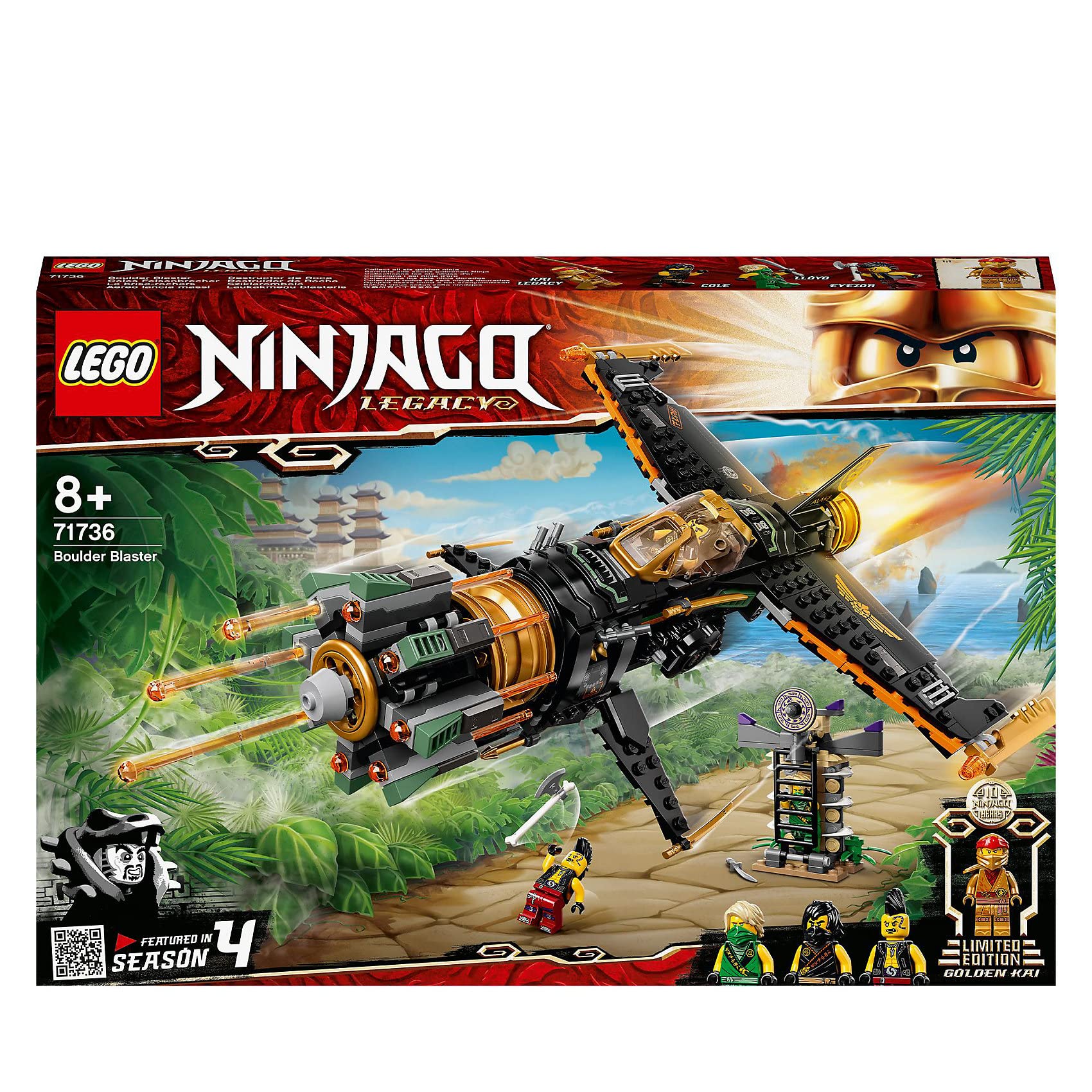 Foto 2 pulgar | Juguete Lego 71736 Ninjago, El Avión A Reacción Multimisil De Más De 8 Años - Venta Internacional.