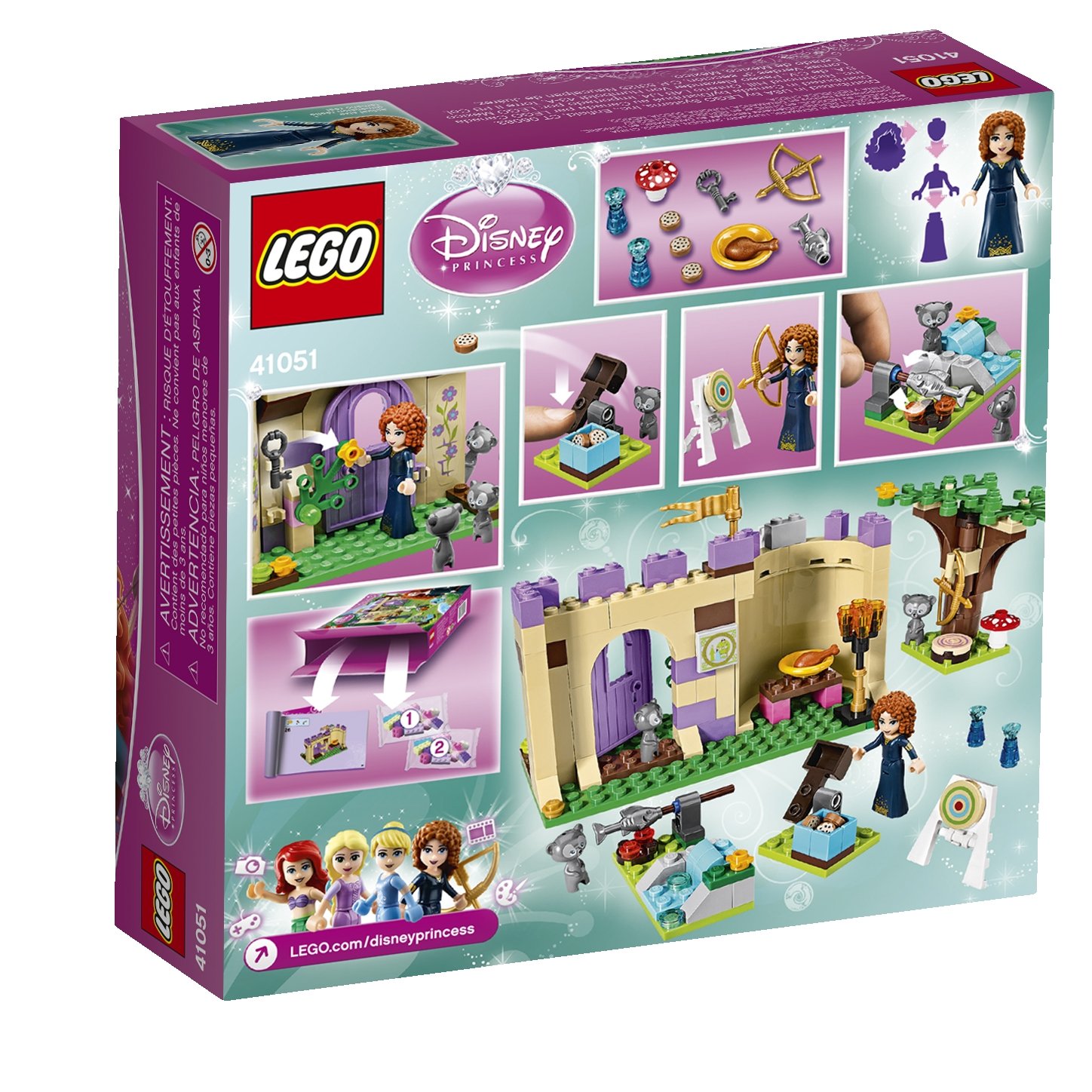 Foto 4 pulgar | Juguete Lego Disney Princess 41051 Merida's Highland Games - Venta Internacional.