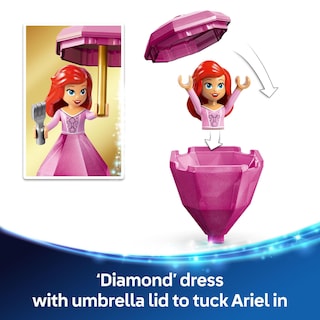 Foto 3 | Juguete De Construcción Lego Disney Princess Twirling Ariel 43259 - Venta Internacional.