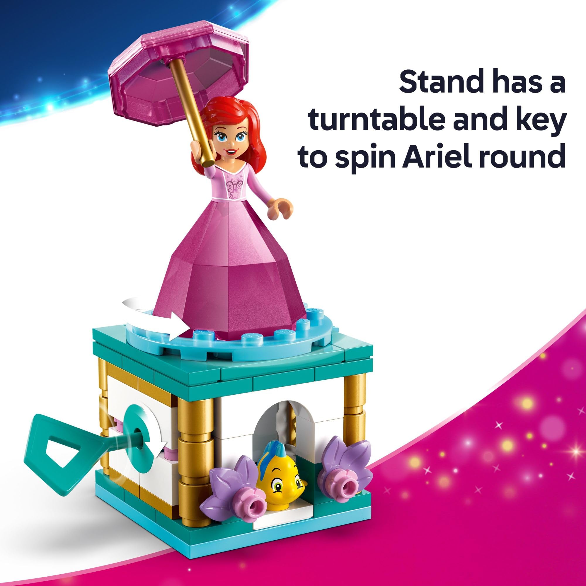 Foto 4 | Juguete De Construcción Lego Disney Princess Twirling Ariel 43259 - Venta Internacional.