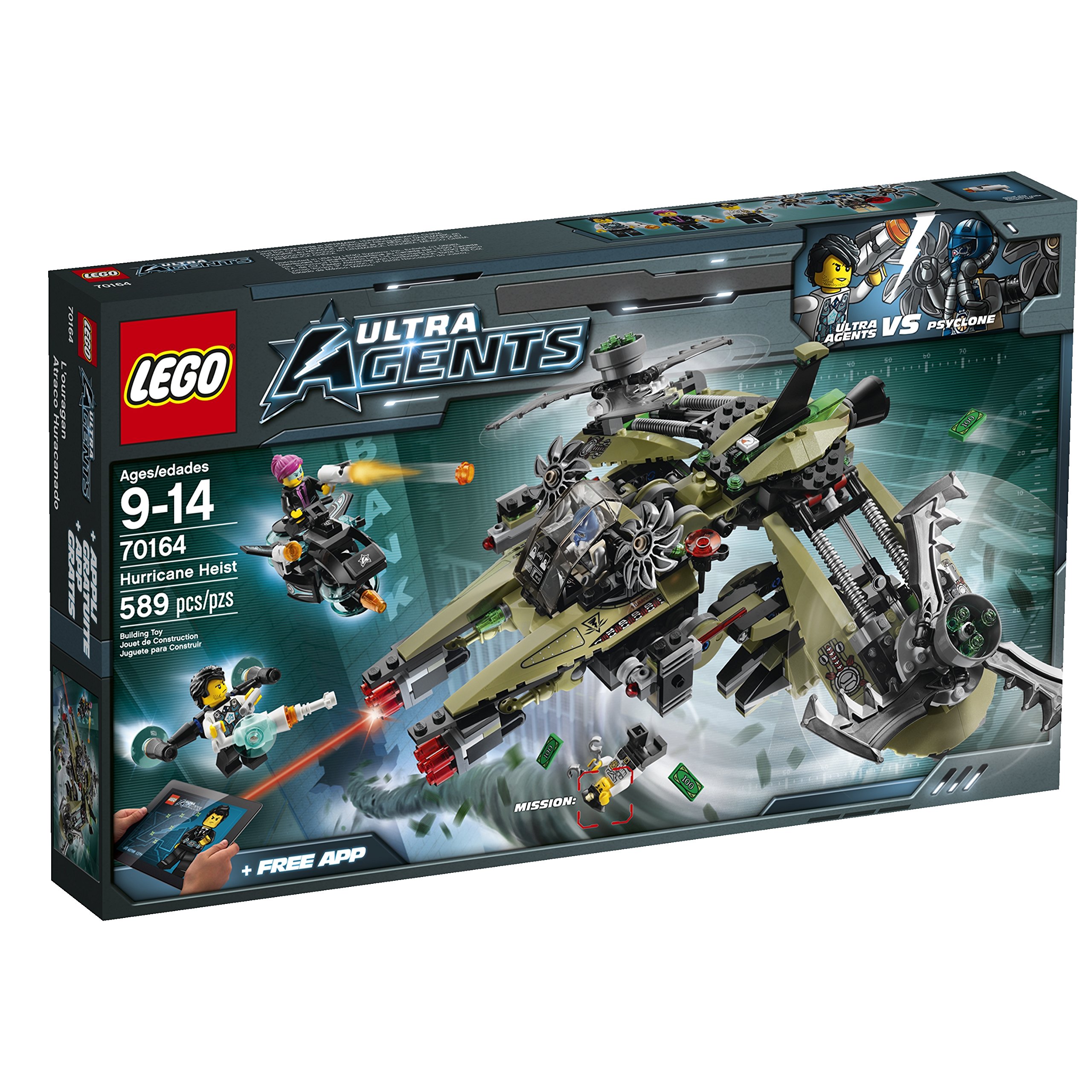 Juguete Lego Ultra Agents 70164 Hurricane Heist Con 4 Minifiguras - Venta Internacional.