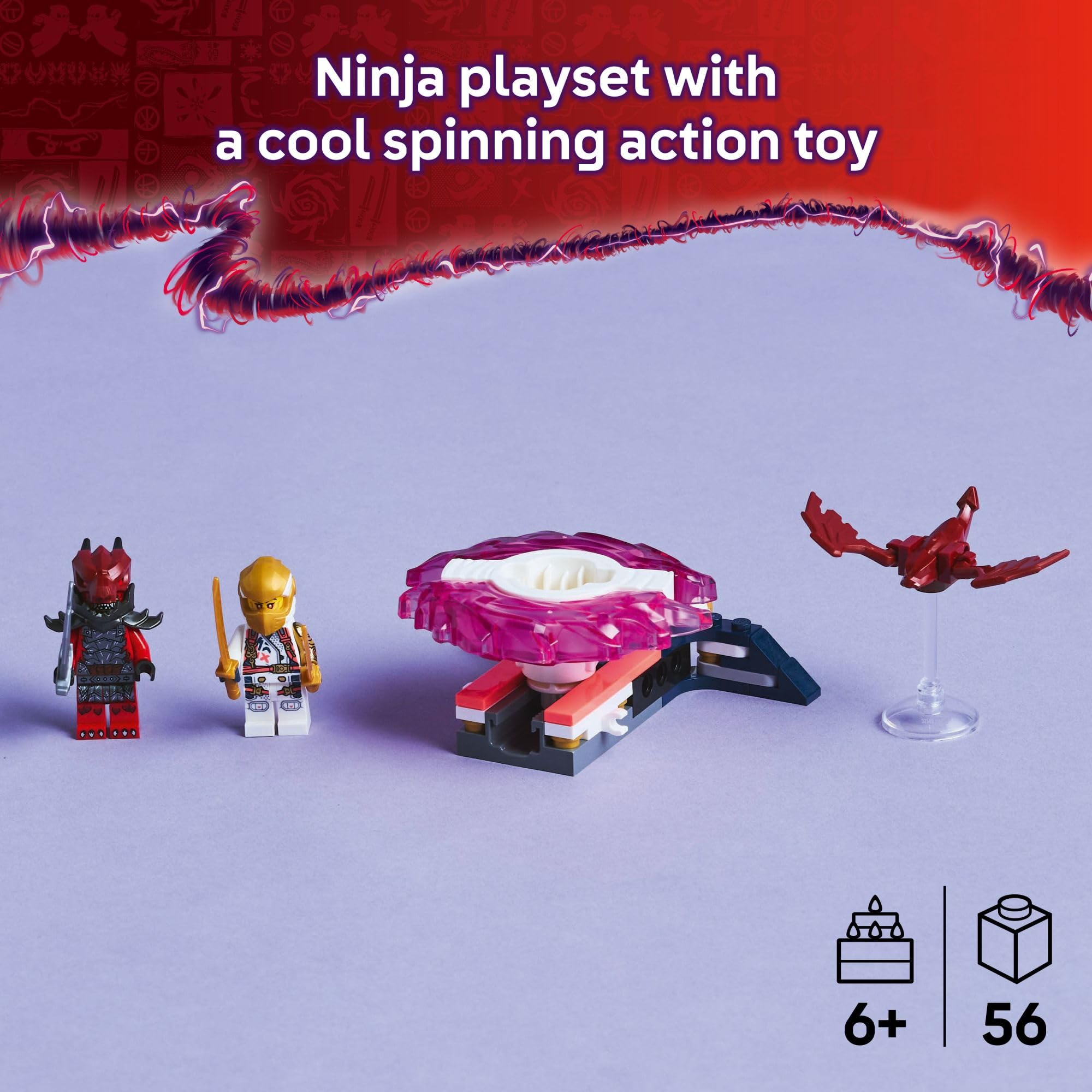 Foto 3 pulgar | Juguete De Construcción Lego Ninjago El Dragón De Sora Spinjitzu Spinner 71824 - Venta Internacional.