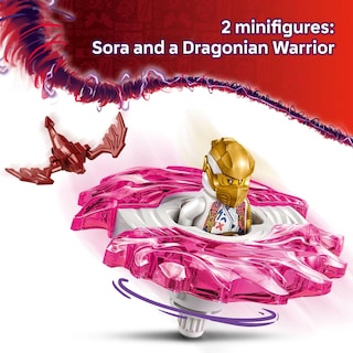 Foto 4 | Juguete De Construcción Lego Ninjago El Dragón De Sora Spinjitzu Spinner 71824 - Venta Internacional.