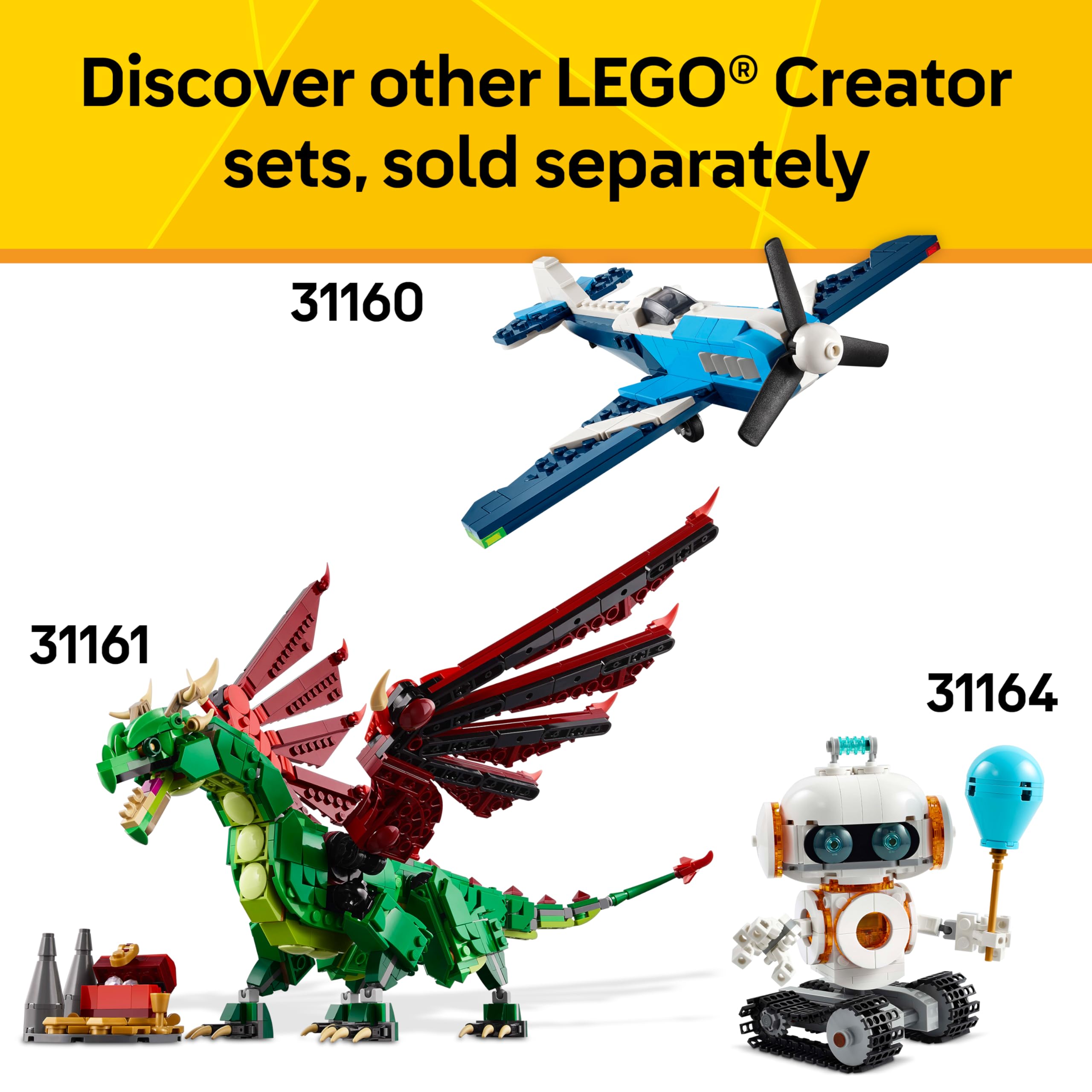 Foto 7 | Juguete De Construcción Lego Creator 3 En 1 Wild Animals 31159 - Venta Internacional.