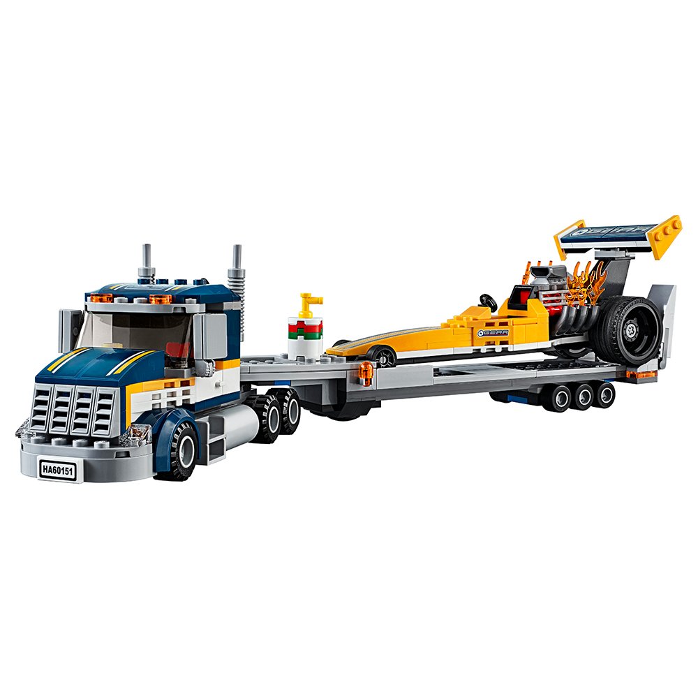 Foto 3 pulgar | Juguete Lego City Great Vehicles Dragster Transporter 60151 - Venta Internacional.