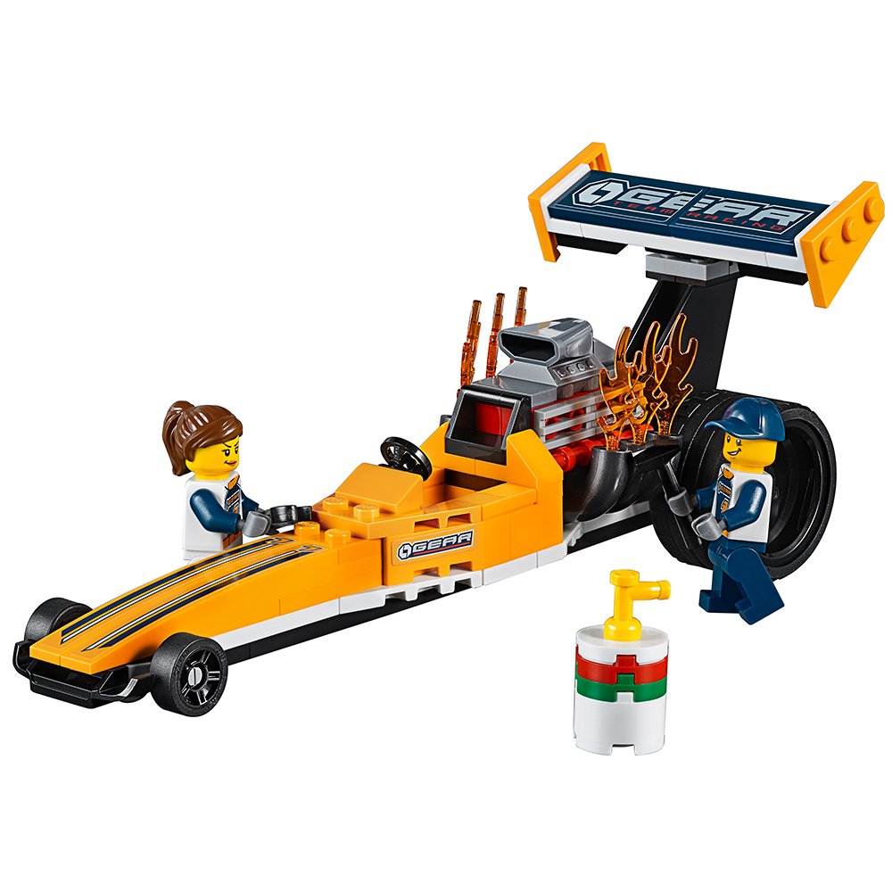 Foto 4 pulgar | Juguete Lego City Great Vehicles Dragster Transporter 60151 - Venta Internacional.