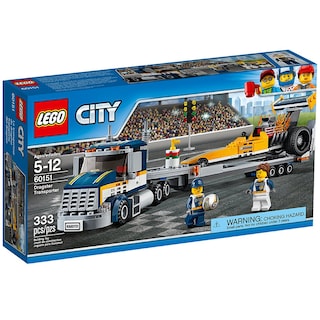 Foto 5 | Juguete Lego City Great Vehicles Dragster Transporter 60151 - Venta Internacional.