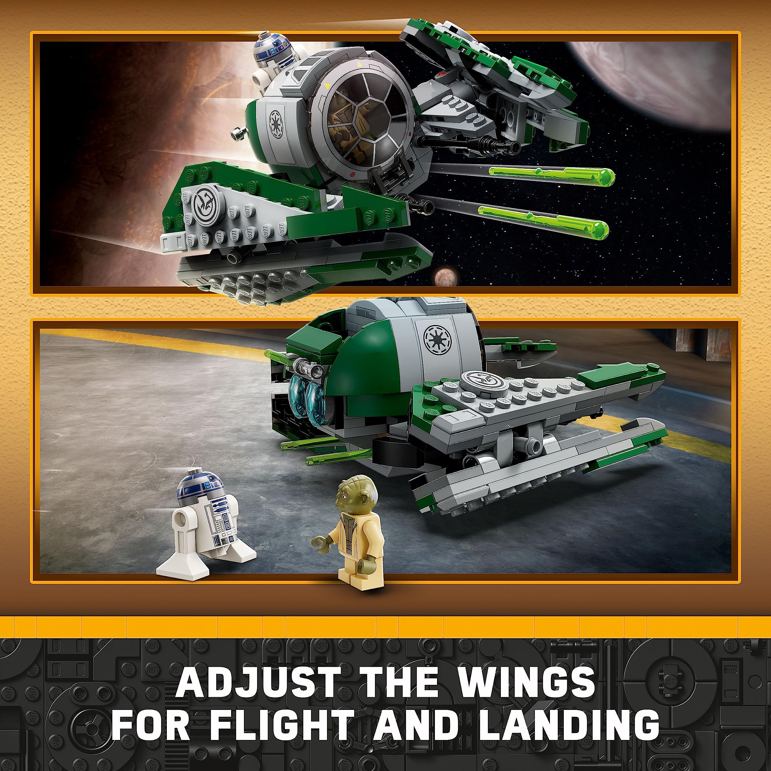 Foto 4 pulgar | Juguete De Construcción Lego 75360 Star Wars Yoda's Jedi Starfighter - Venta Internacional.