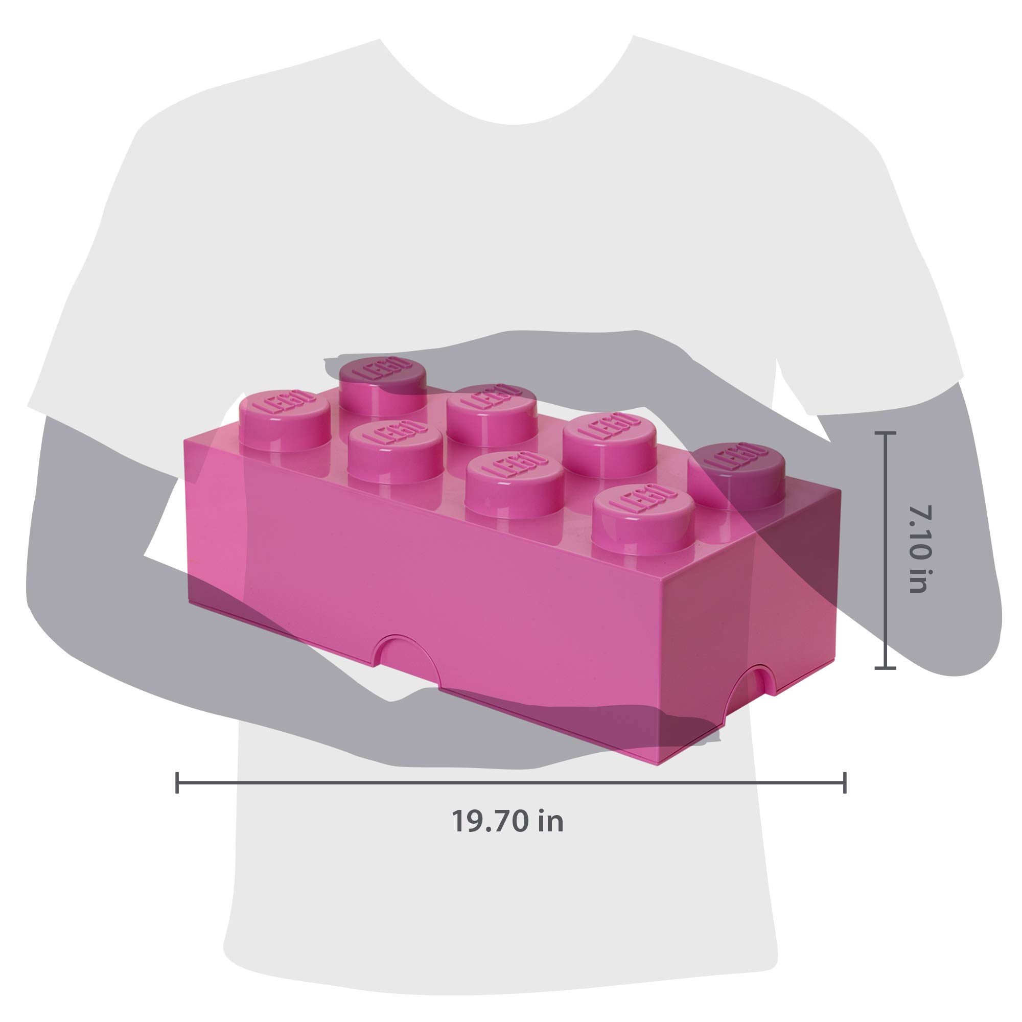 Foto 3 pulgar | Caja De Almacenamiento Lego Room Copenhagen 8 Bright Pink 4.7l - Venta Internacional.