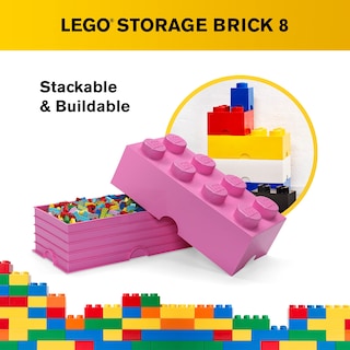 Foto 6 | Caja De Almacenamiento Lego Room Copenhagen 8 Bright Pink 4.7l - Venta Internacional.