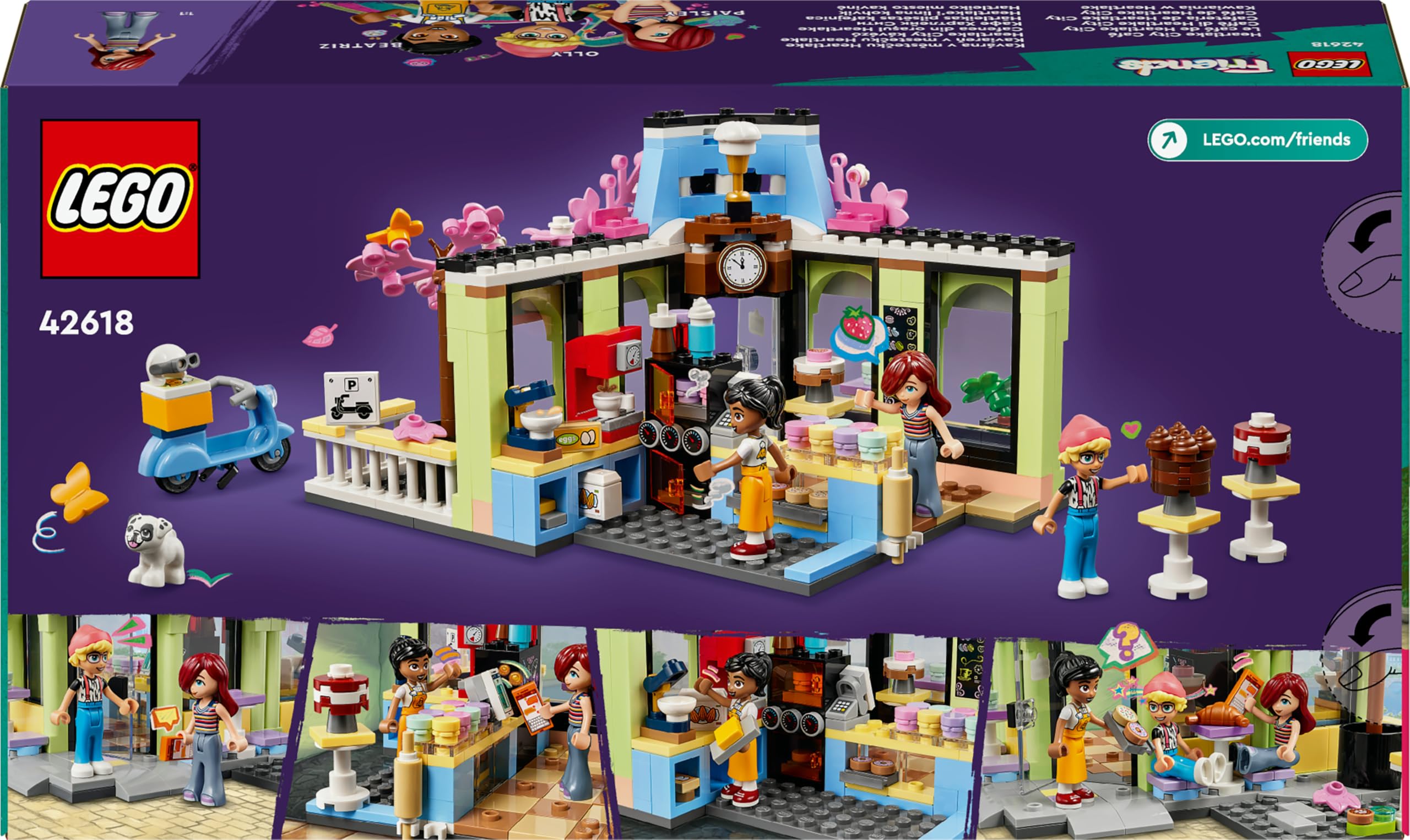 Foto 7 | Juguete De Construcción Lego Friends Heartlake City Cafe 42618 - Venta Internacional.