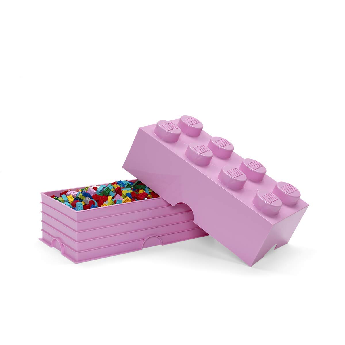 Foto 4 pulgar | Caja De Almacenamiento Lego Room Copenhagen Brick 8, Color Morado Claro - Venta Internacional.